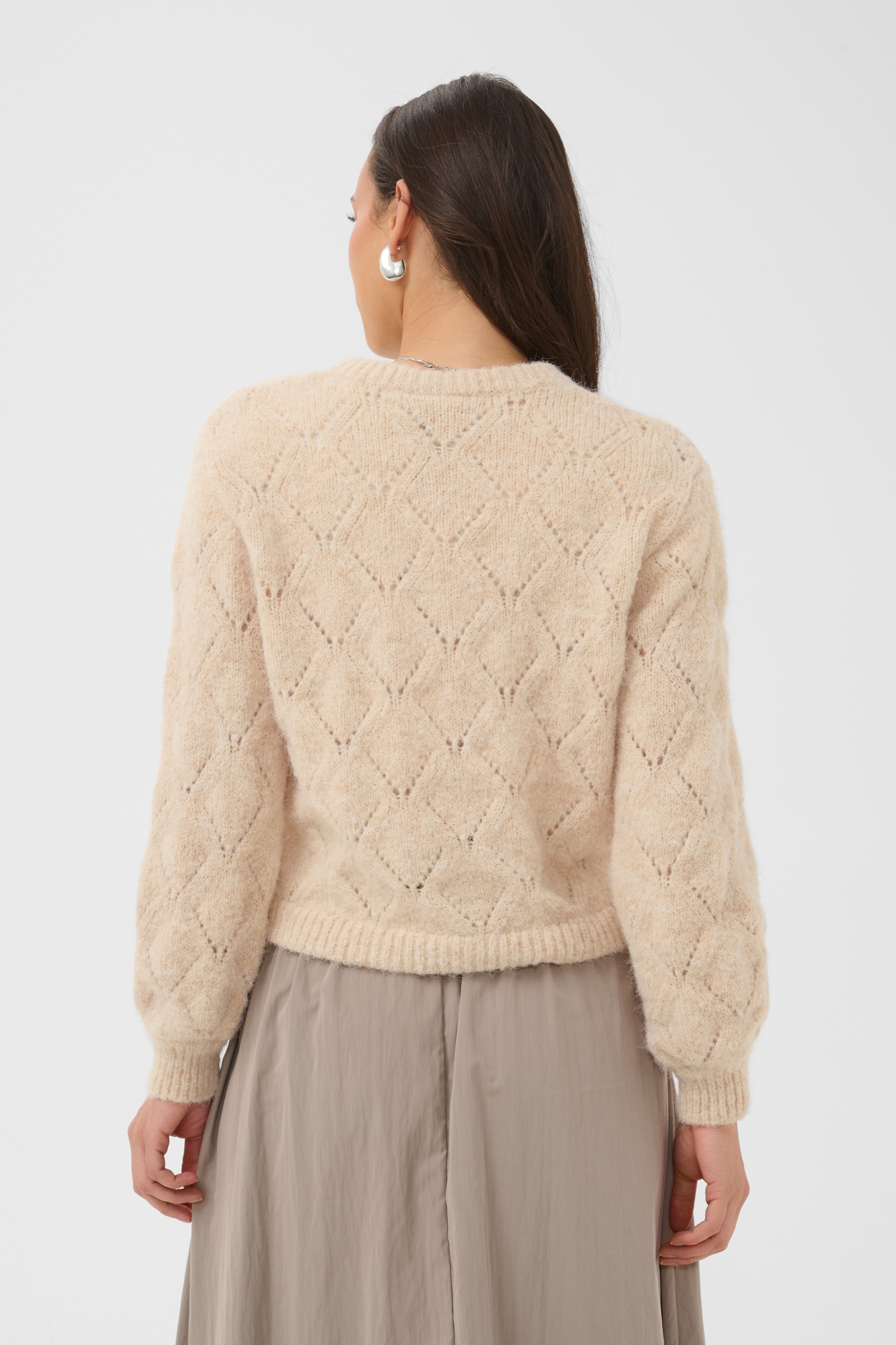 Saint Tropez Veste en tricot »TabbathaSZ Cardigan« mélange de matériaux, coupe régulière