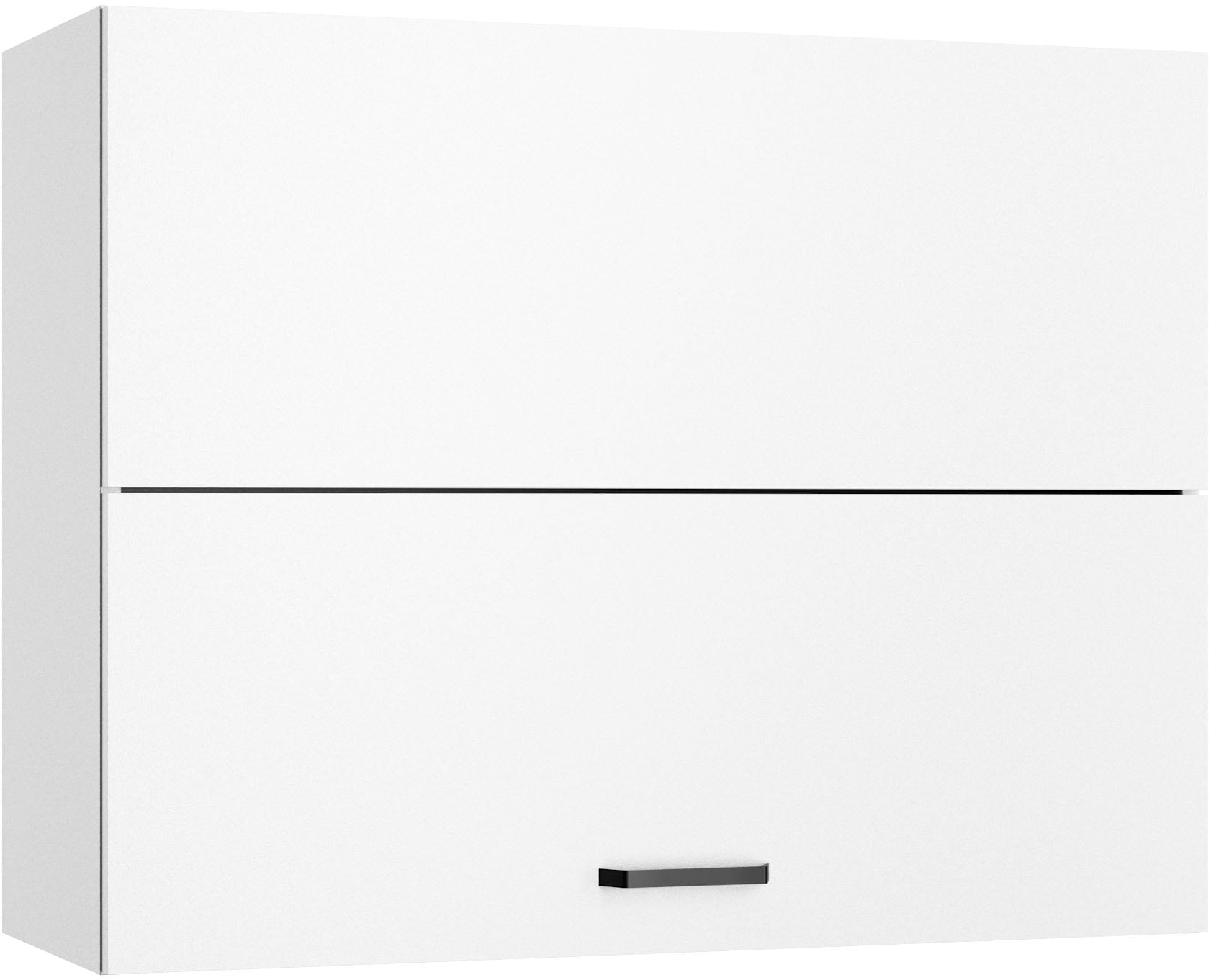 KOCHSTATION Armoire suspendue »KS-Paula« 90 cm de large, 70 cm de haut, avec 1 porte pliante, 2 étagères
