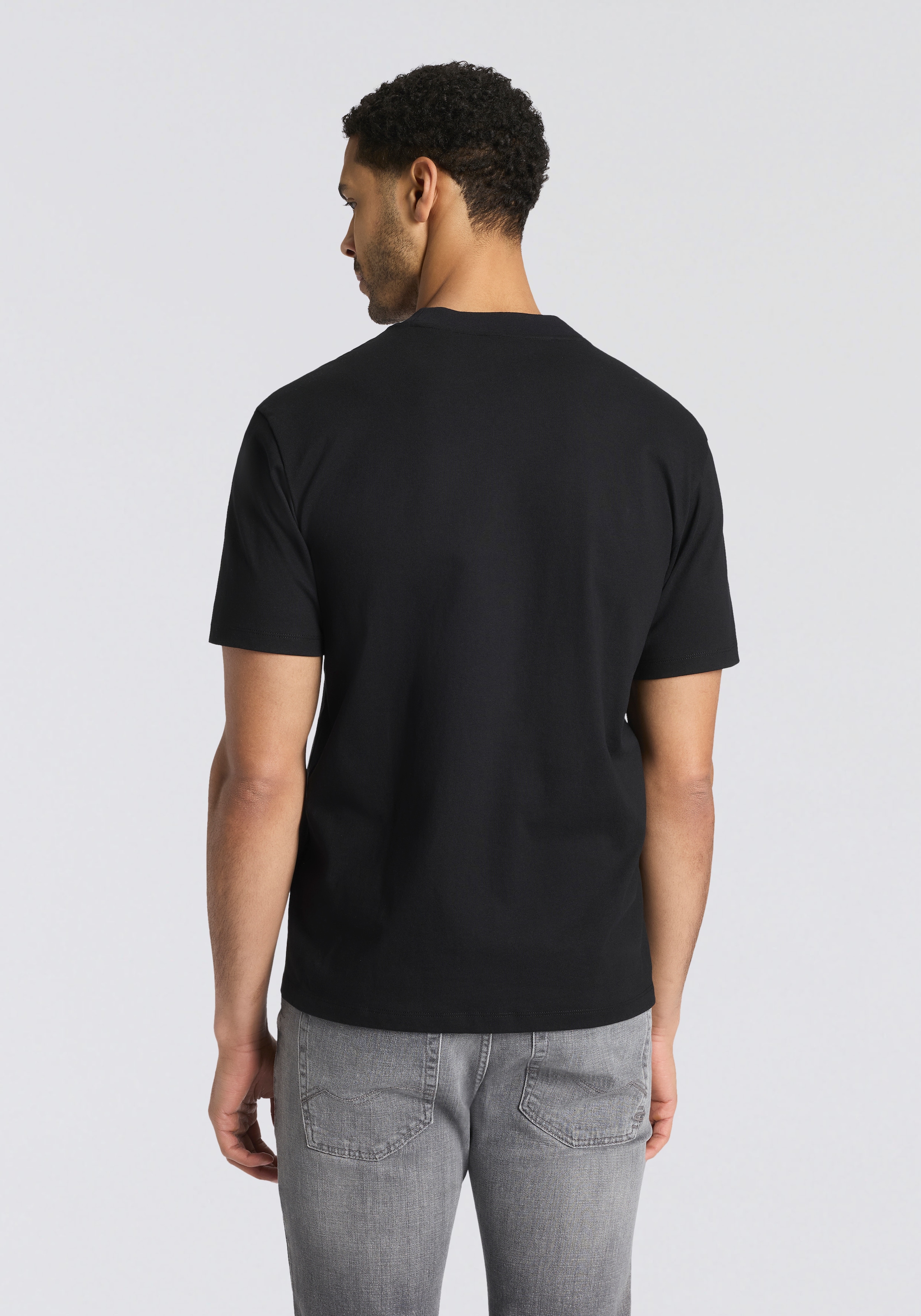 HUGO T-shirt Rundhalsausschnitt, Relaxed Fit, Logo-Print