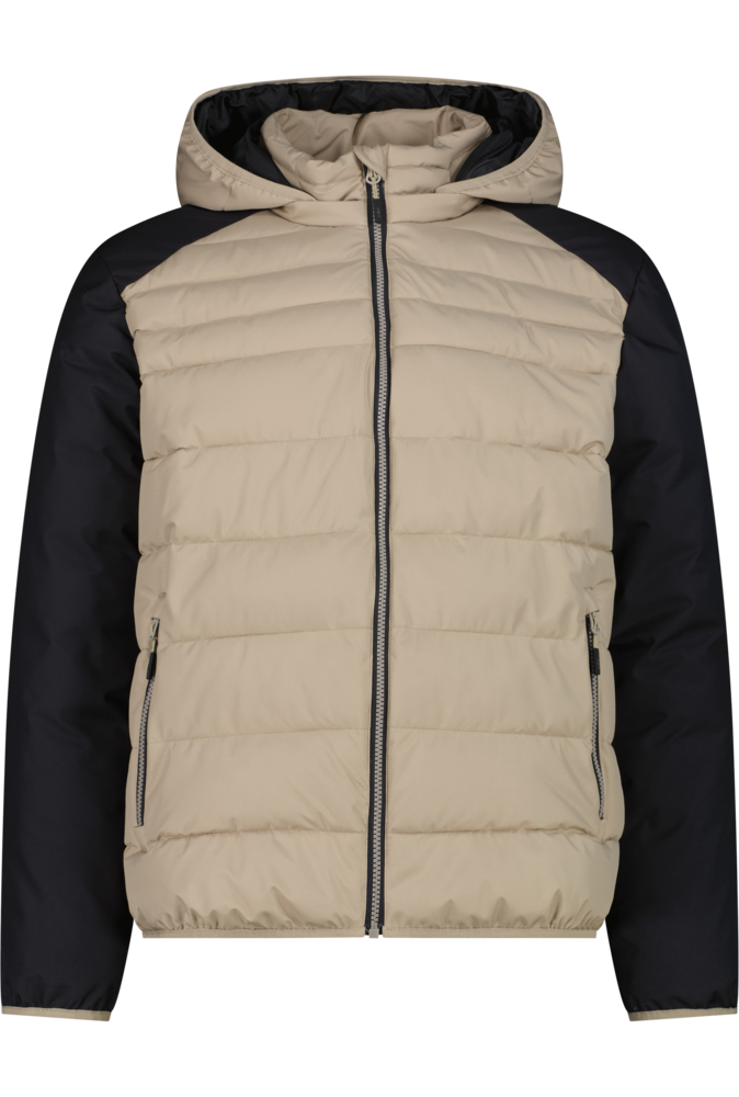CMP Veste matelassée »MAN JACKET SNAPS HOOD« avec capuche Avec capuche amovible, en polyester