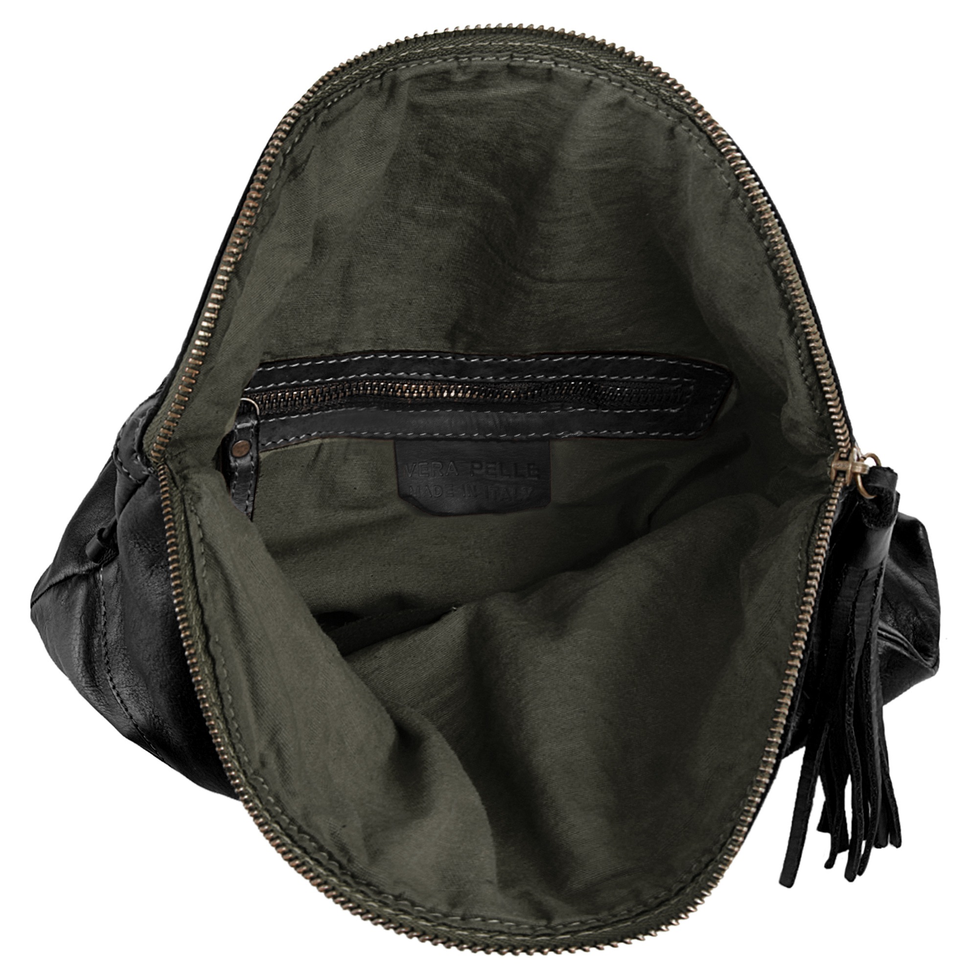 Samantha Look Sac à bandoulière echt Leder, Made in Italy