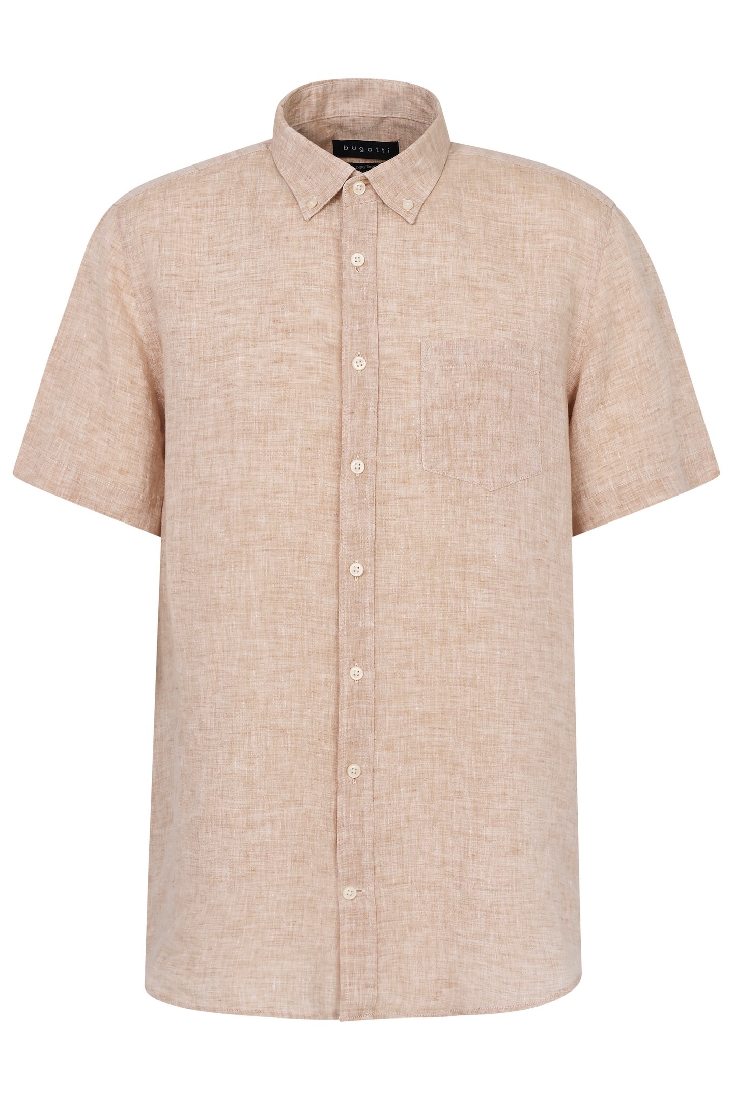 bugatti Kurzarmhemd aus Leinen