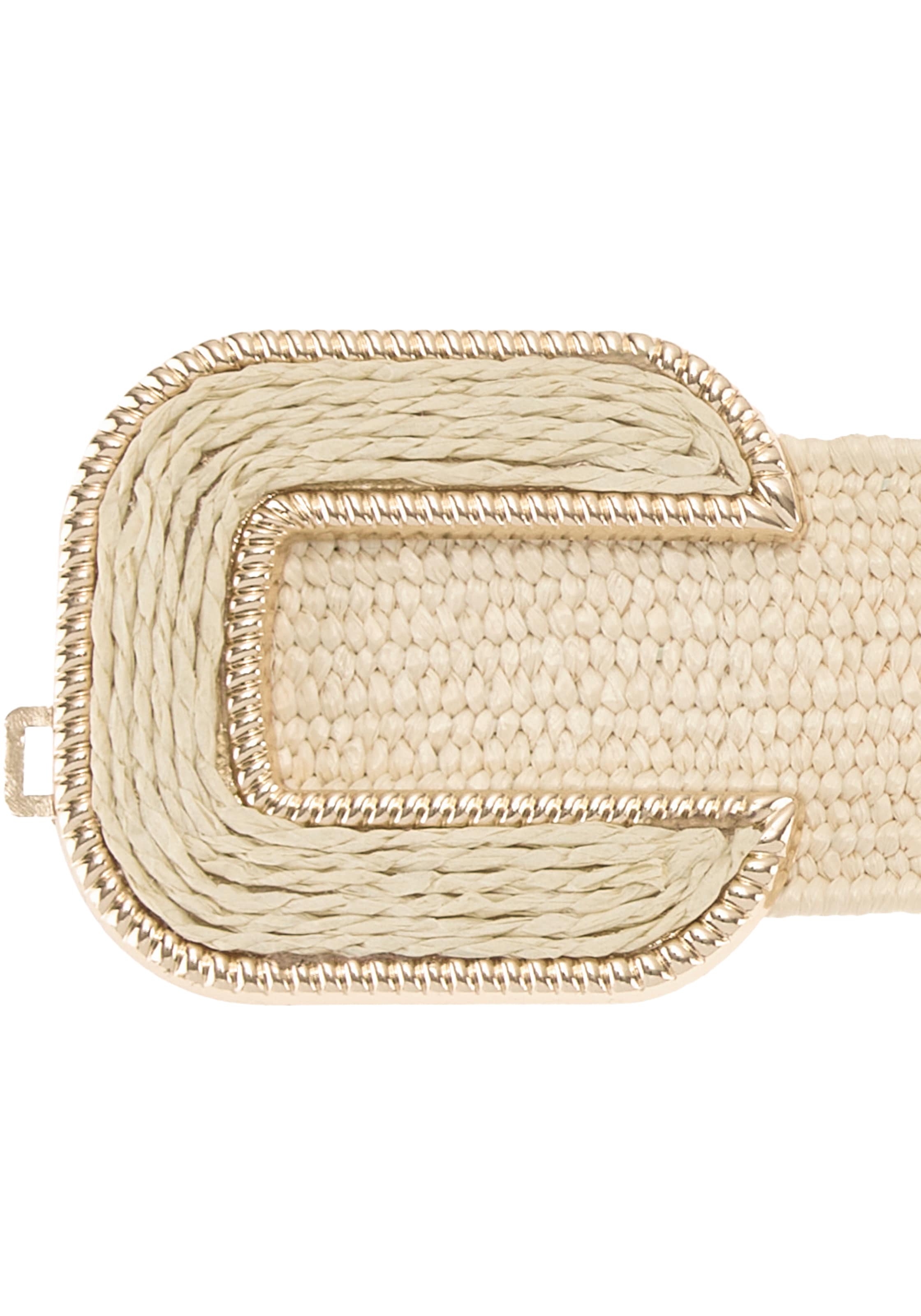 LASCANA Ceinture de taille »Stretchgürtel, Schmuckgürtel« NEU elastischer Gürtel für Kleid & Overall, Bauchgürtel, Bast-Optik