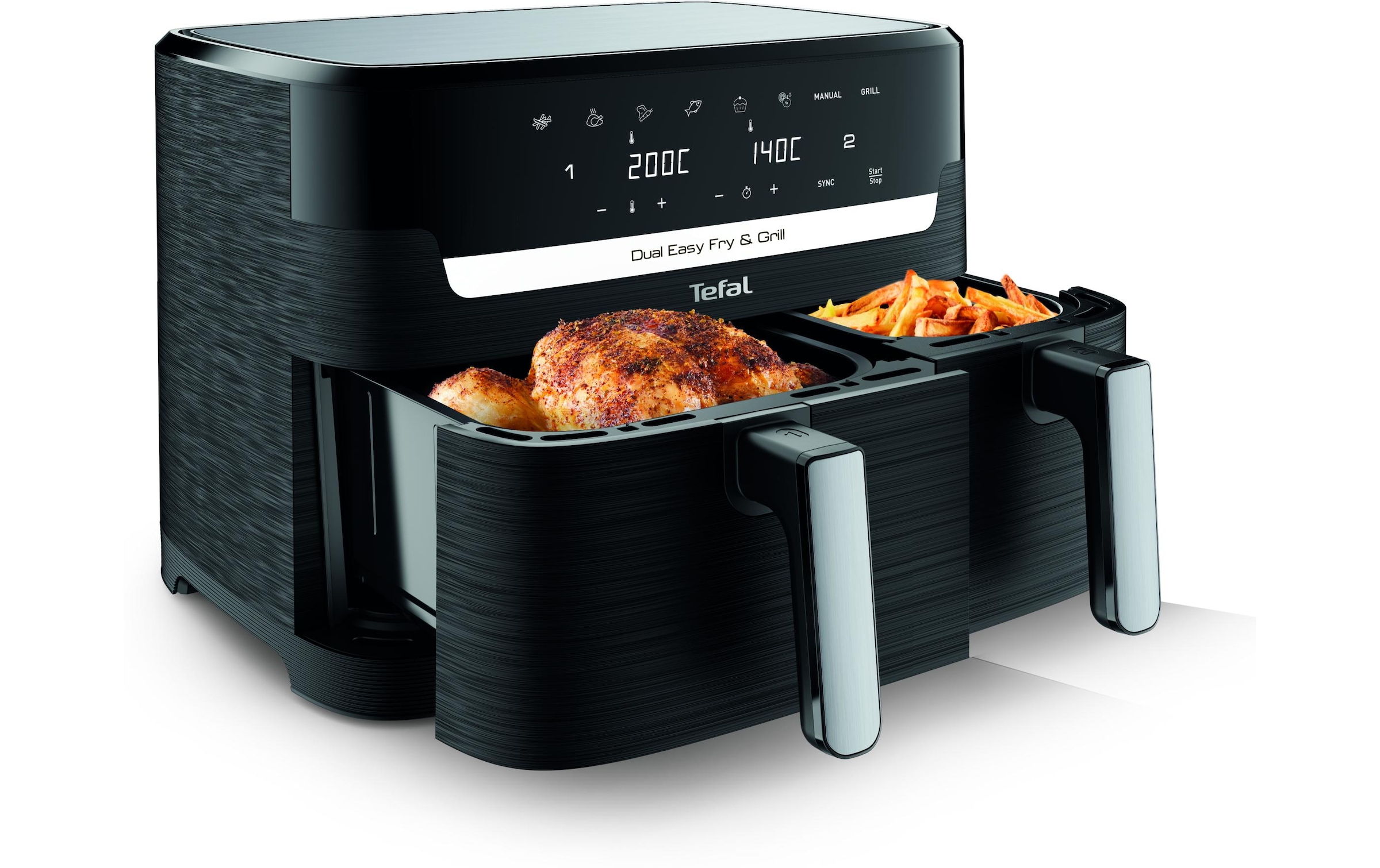 Tefal Heissluftfritteuse »Dual Easy Fry & Grill EY905N« 2280 W