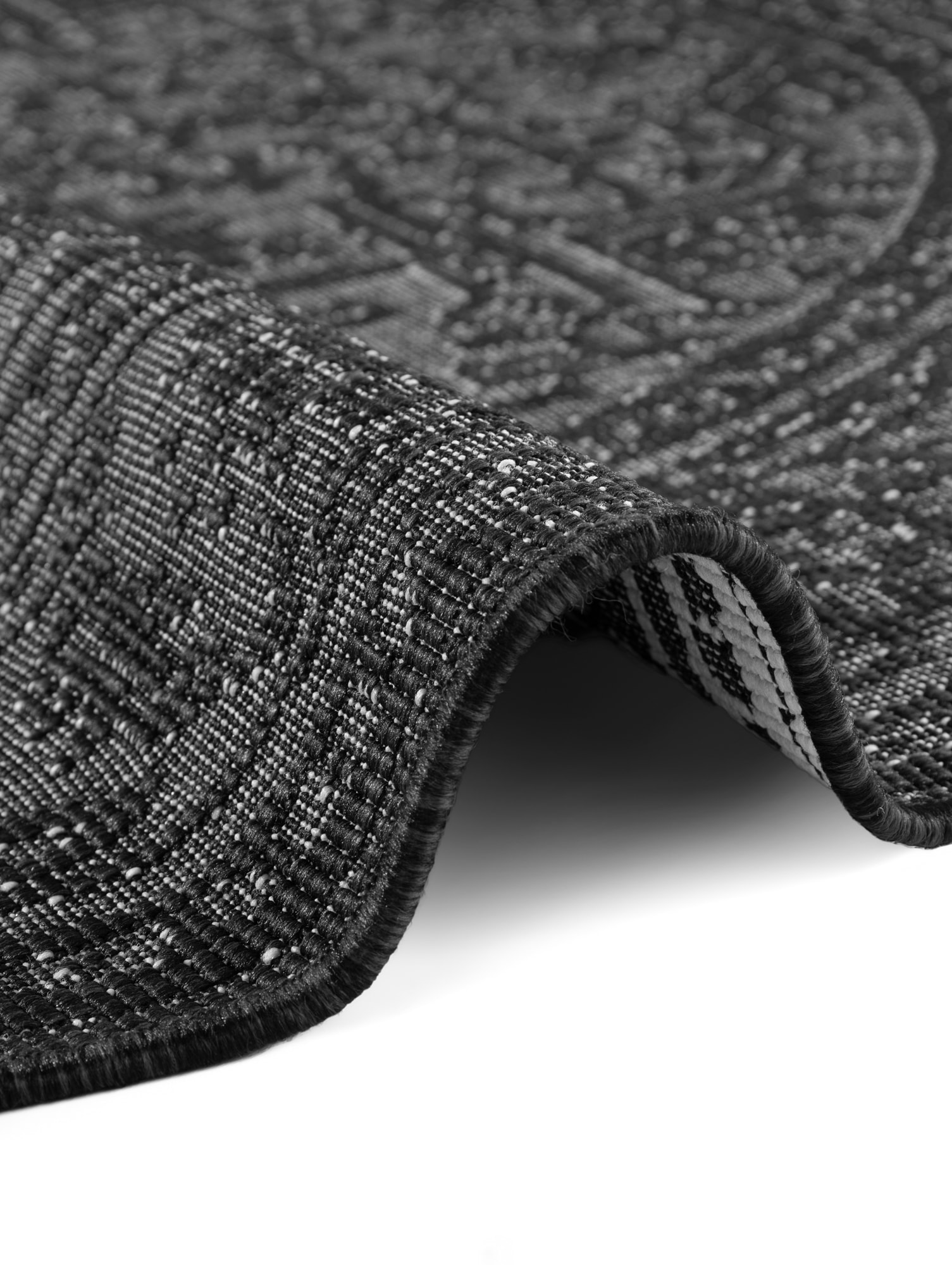 HANSE Home Outdoorteppich »Kona Wendeteppich« rund 5 mm Höhe In und Outdoor, Flachgewebe, wetterfest, pflegeleicht, robust