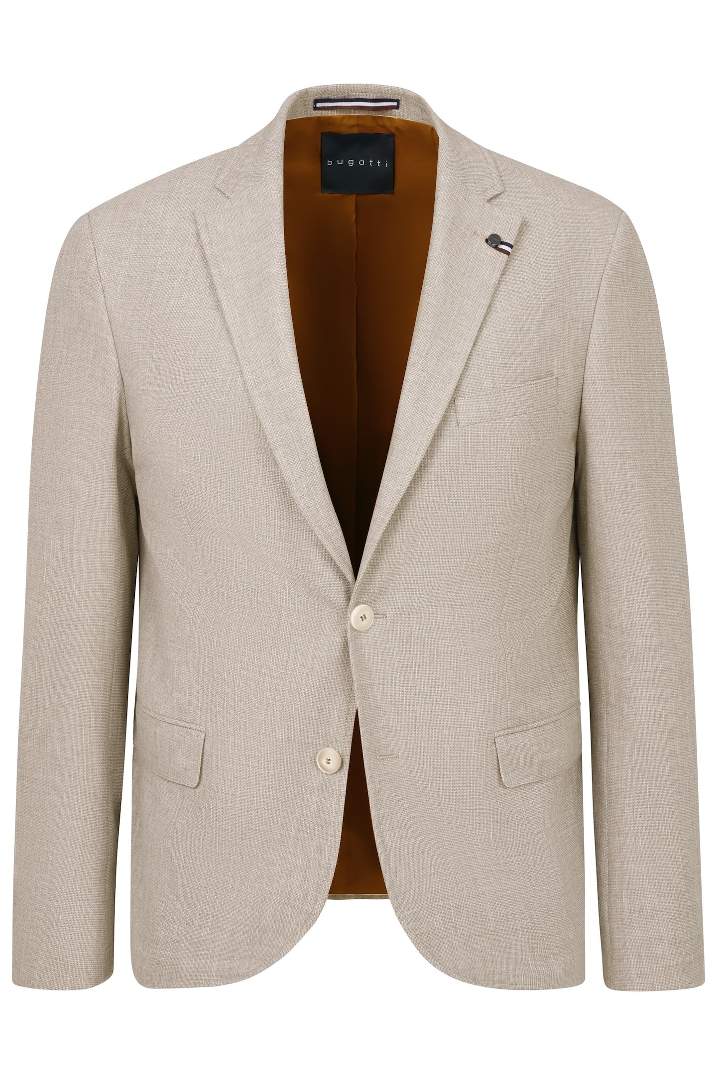 bugatti Veste mit Reverskragen und Stretchfunktion