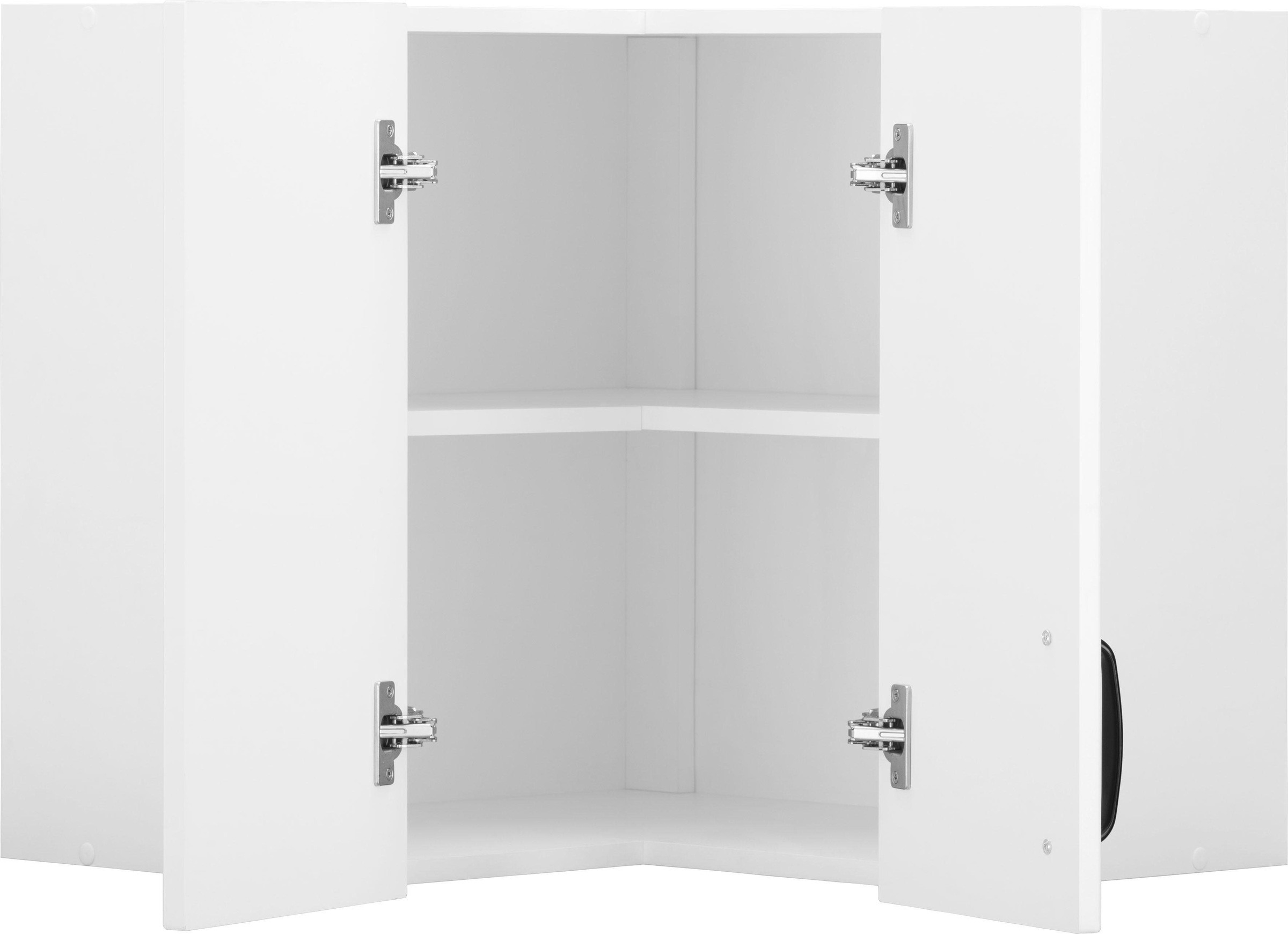 wiho Küchen Eckhängeschrank »Erla, TOPSELLER« 60 cm breit mit Kassettenfront