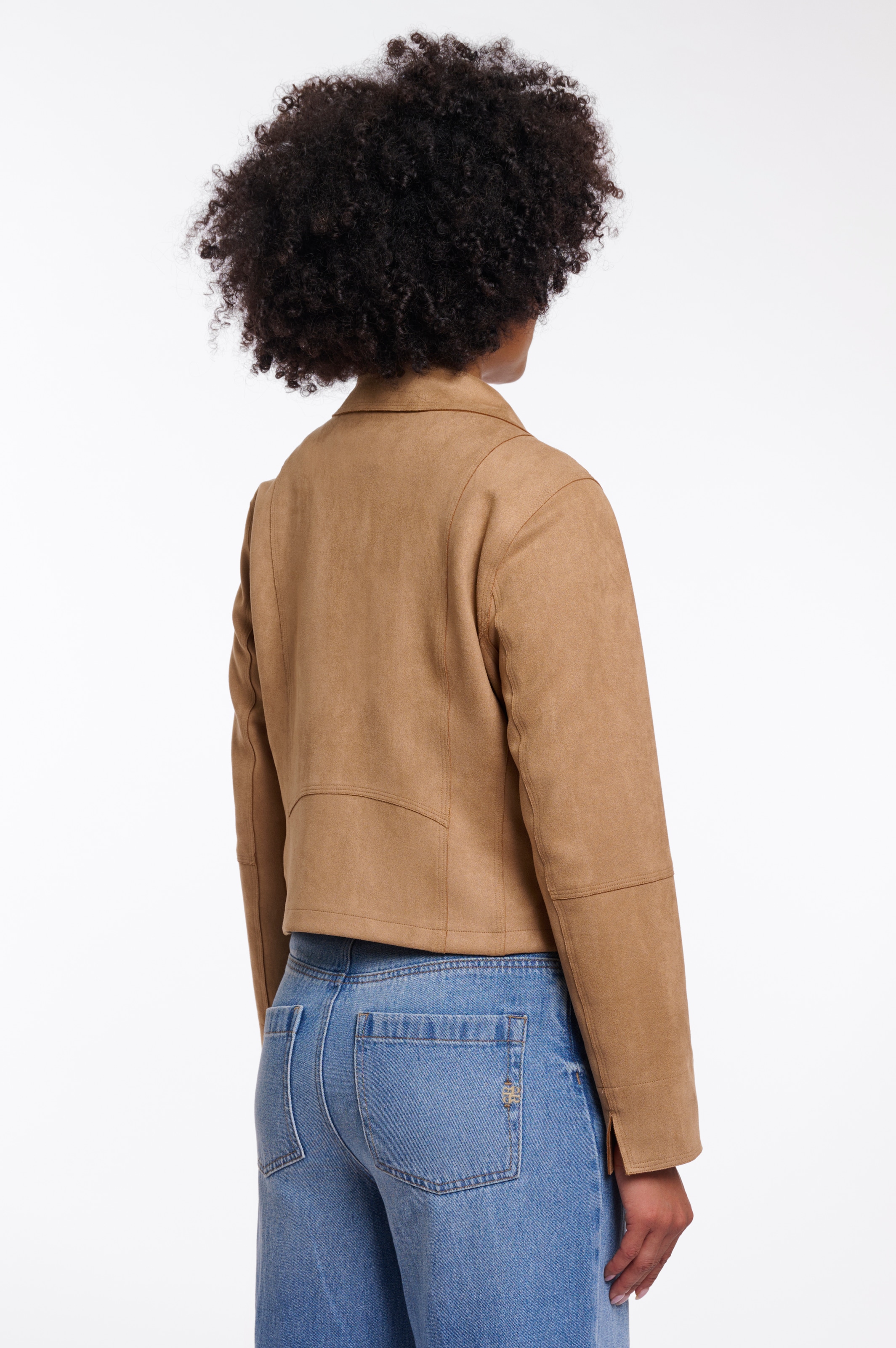 Rino & Pelle Bikerjacke »INE« ohne Kapuze mit schrägem Reissverschluss und Reverskragen