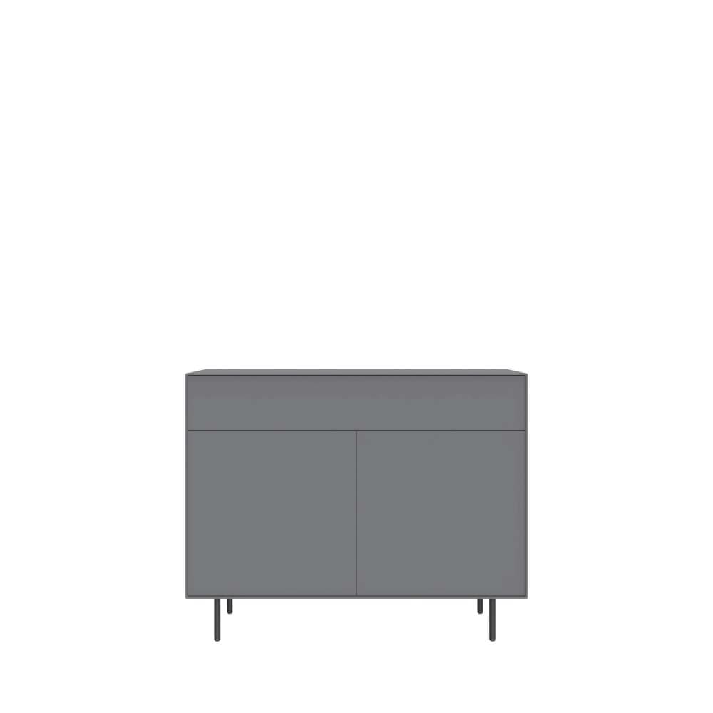 LeGer Home by Lena Gercke Lowboard »Essentials, Kommode, Anrichte, Kombikommode, Schrank mit Metallfüssen« Breite: 111 cm, UV lackiert, Push-to-open-Funktion