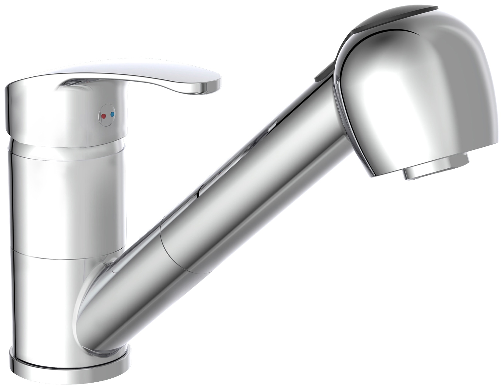 Schütte Spültischarmatur »DIZIANI« mit Geschirrbrause, Wasserhahn ausziehbar, Mischbatterie Küche, Chrom