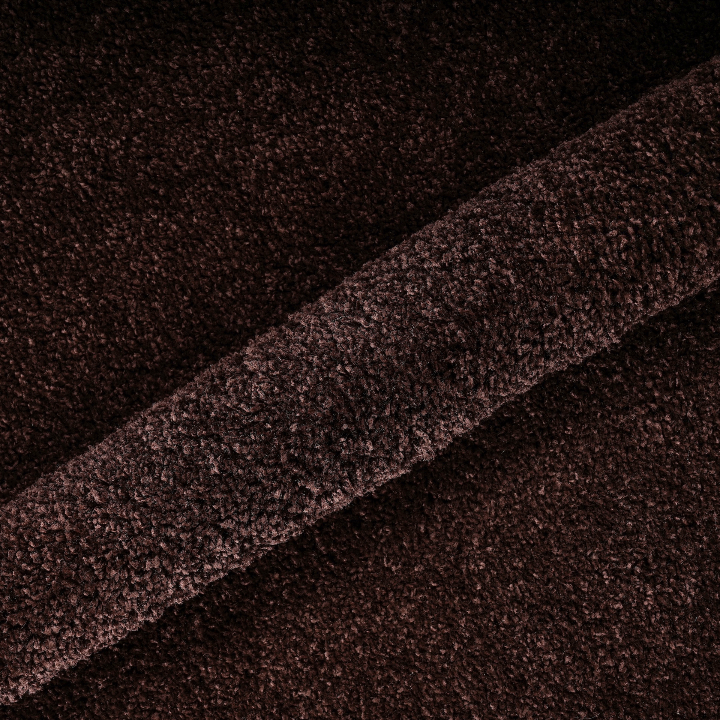 my home Teppich »Shaggy 30« rund 30 mm Höhe Teppich in Uni-Farben, besonders weich und kuschelig