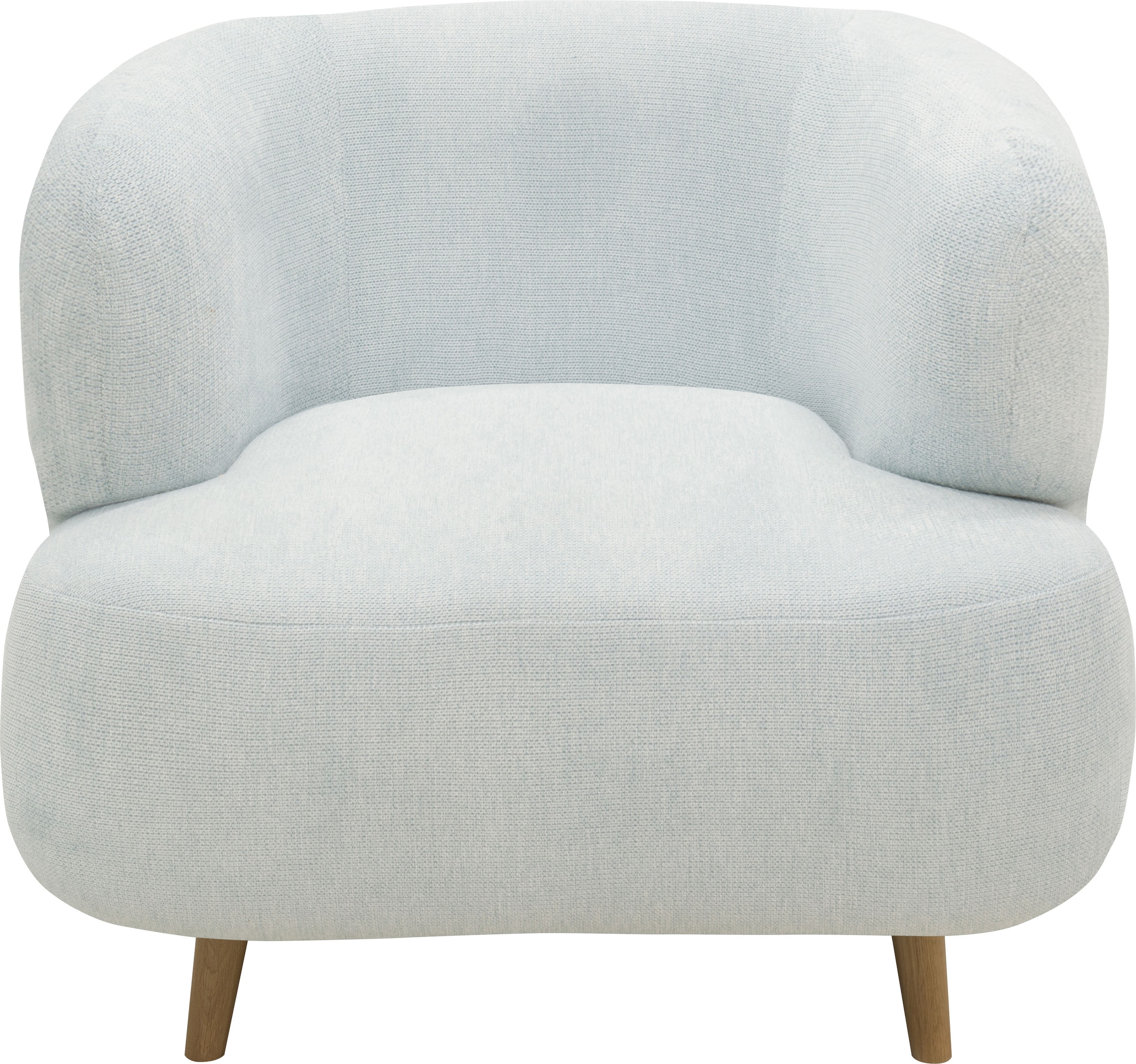 Home affaire Fauteuil »Tistam« fauteuil rembourré au design élégant, pièce unique parfaite, forme organique