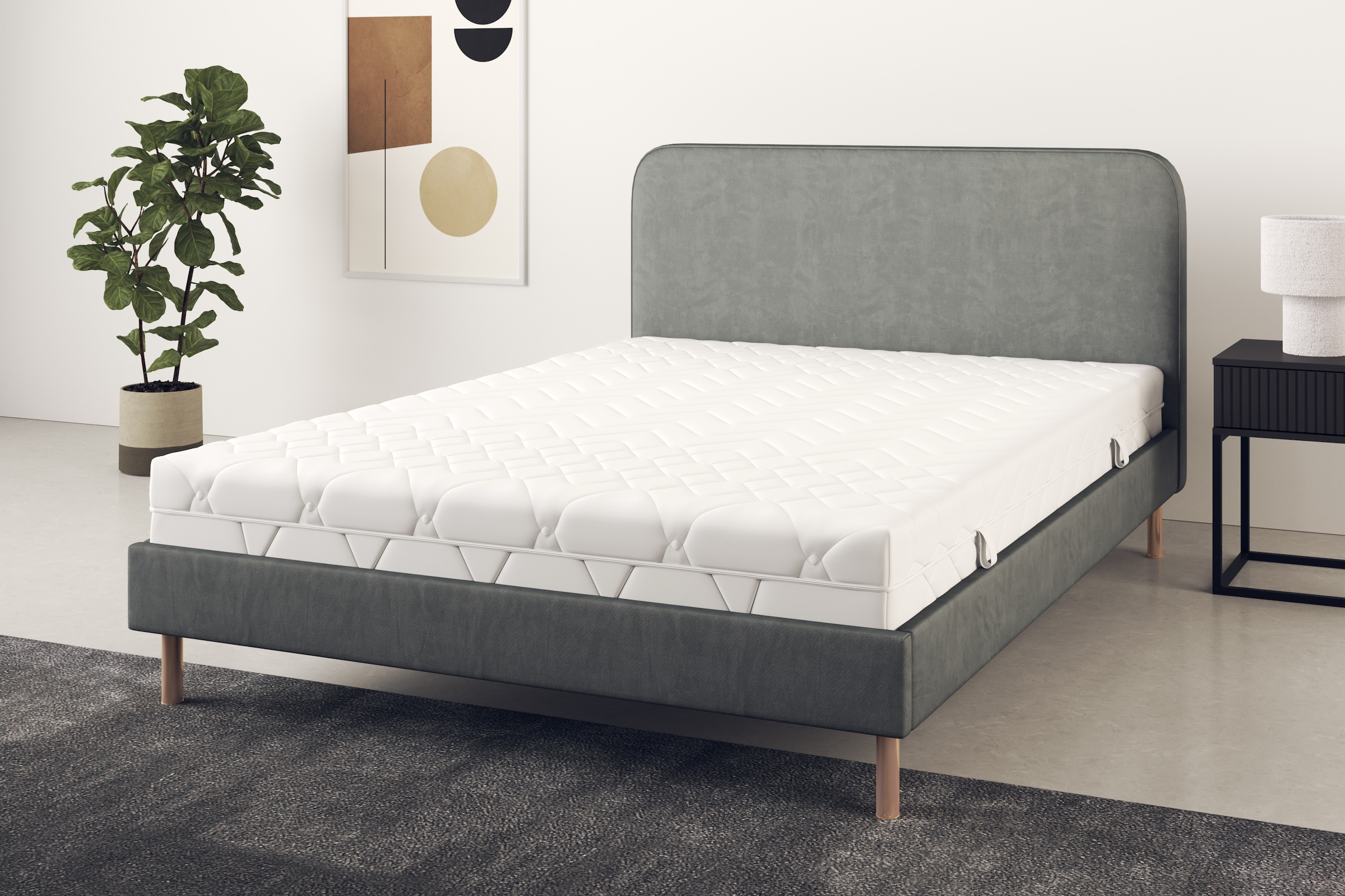 GOODproduct Matelas mousse confort »Luxus 20, 7 Zonen Matratze 90x200 cm, 140x200 cm & weitere Grössen« 20 cm hoch Raumgewicht: 30 kg/m³ 1 pièce, 1 cuis tlg. Matelas réversibles H2 / H3 / H4, ergonomiques, respirants