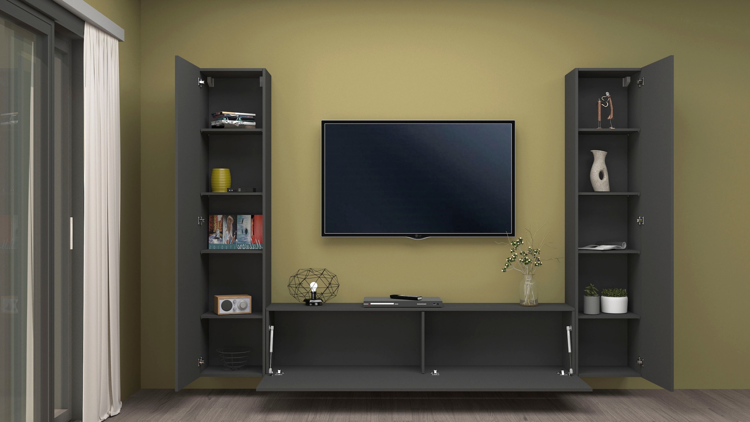 Home affaire Meuble mural »Maruska« 1 cuis tlg.