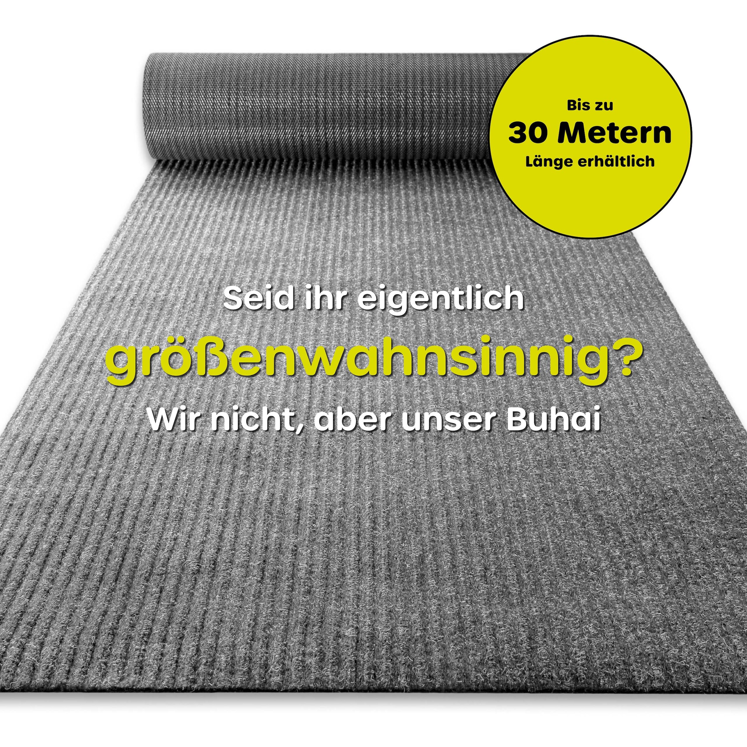 Wecon home Tapis »Buhai« Rectangulaire 3 mm Höhe ultraflacher Schmutzfangläufer, rutschfest, waschbar, wetterfest