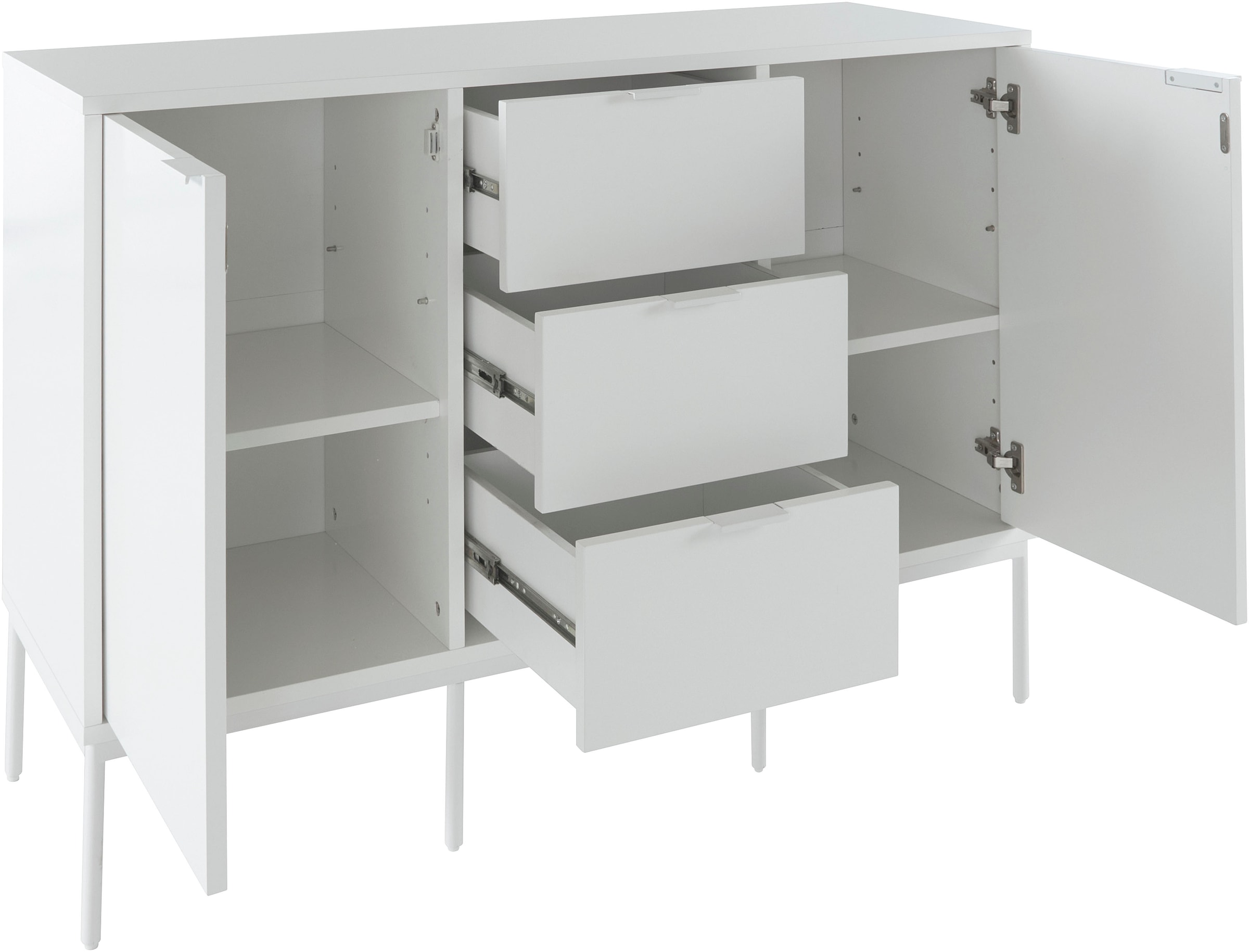 s.Oliver Sideboard »Kallby« 1 Stk. tlg. lackiertes MDF, Soft-Close Funktion, Breite 120 cm