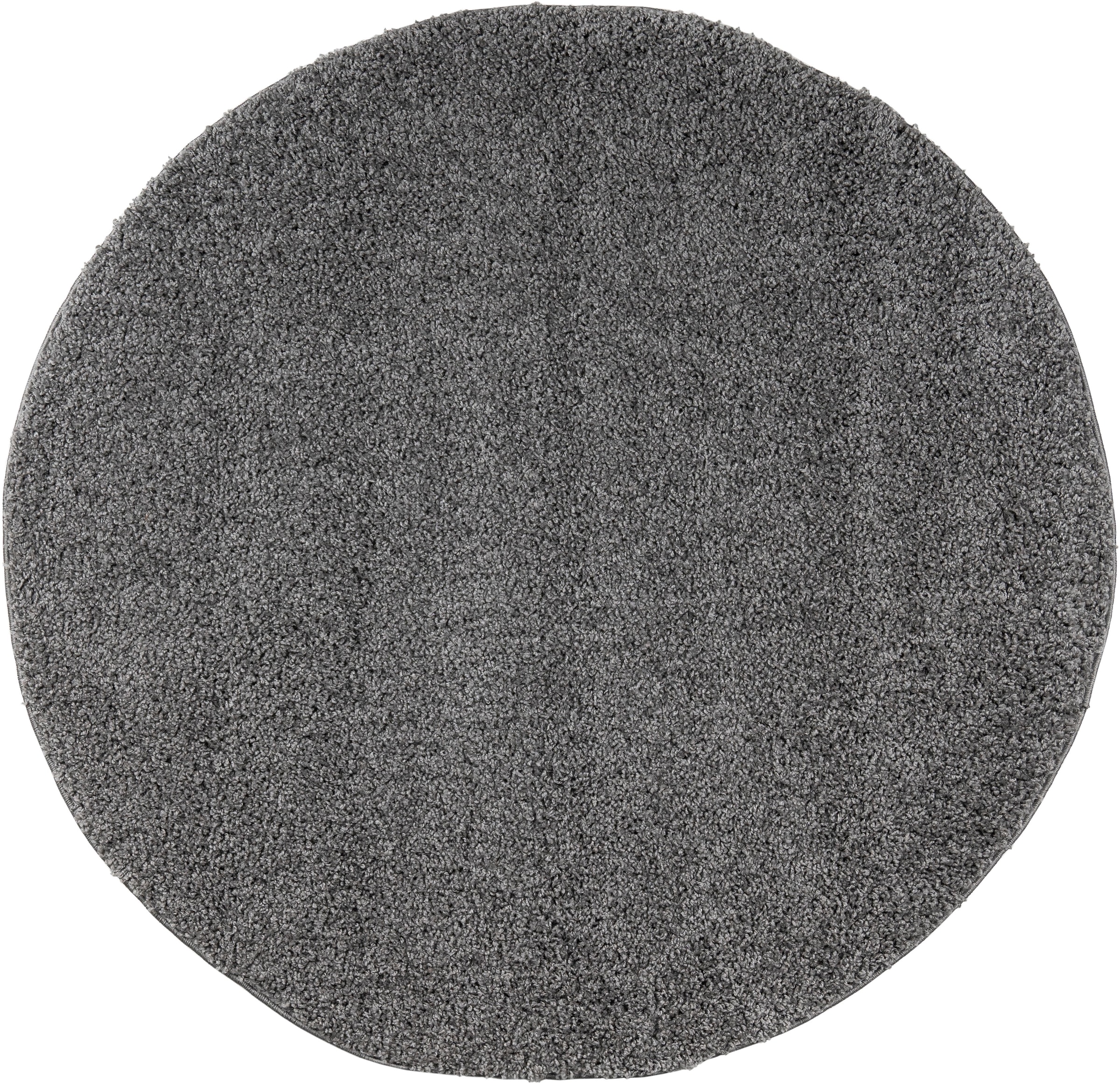 GOODproduct Teppich »Shaggy 30« rund 30 mm Höhe Teppich in Uni-Farben, besonders weich und kuschelig, Wohnzimmer