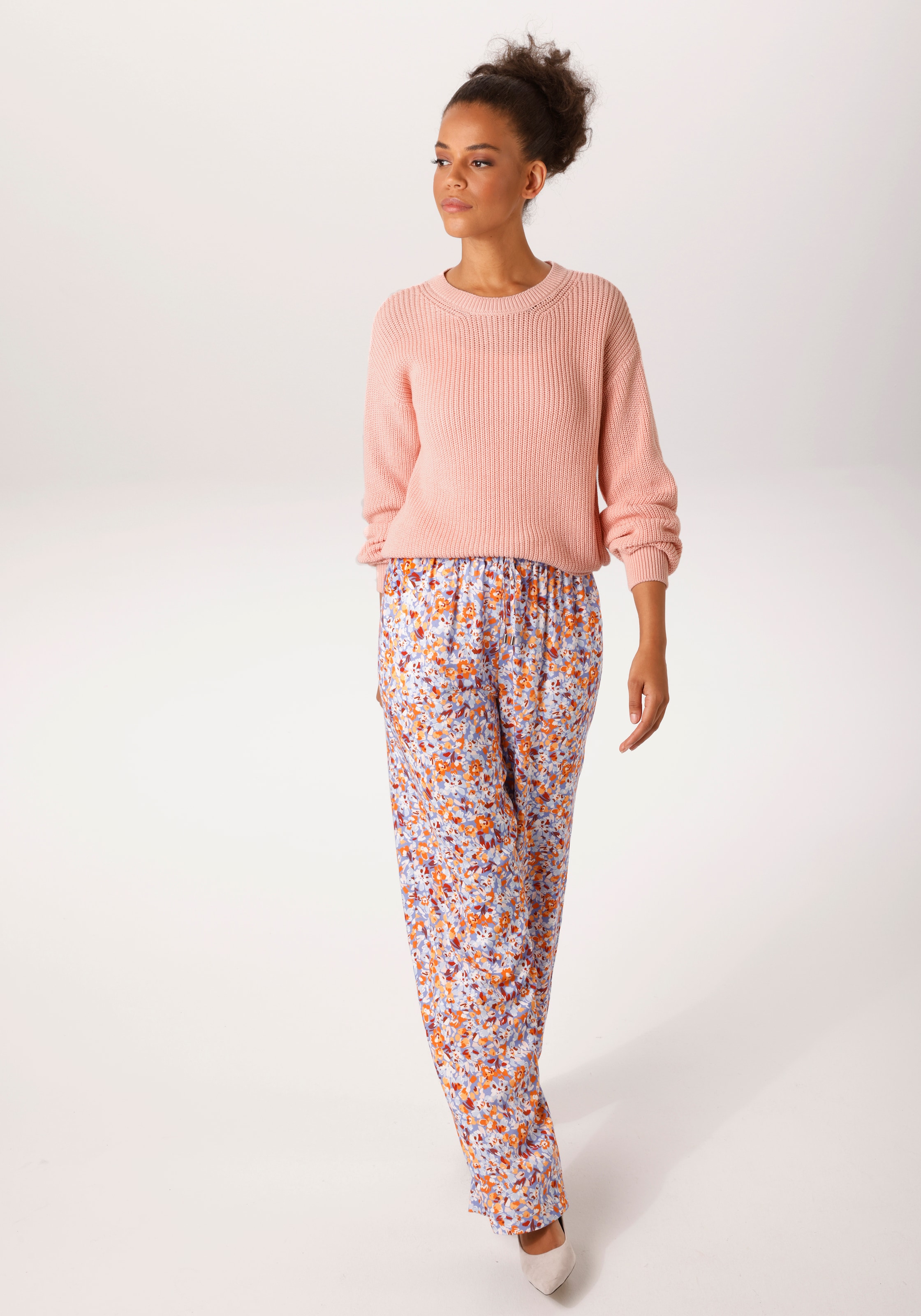 Aniston CASUAL Strickpullover in trendiger Farbpalette - NEUE KOLLEKTION