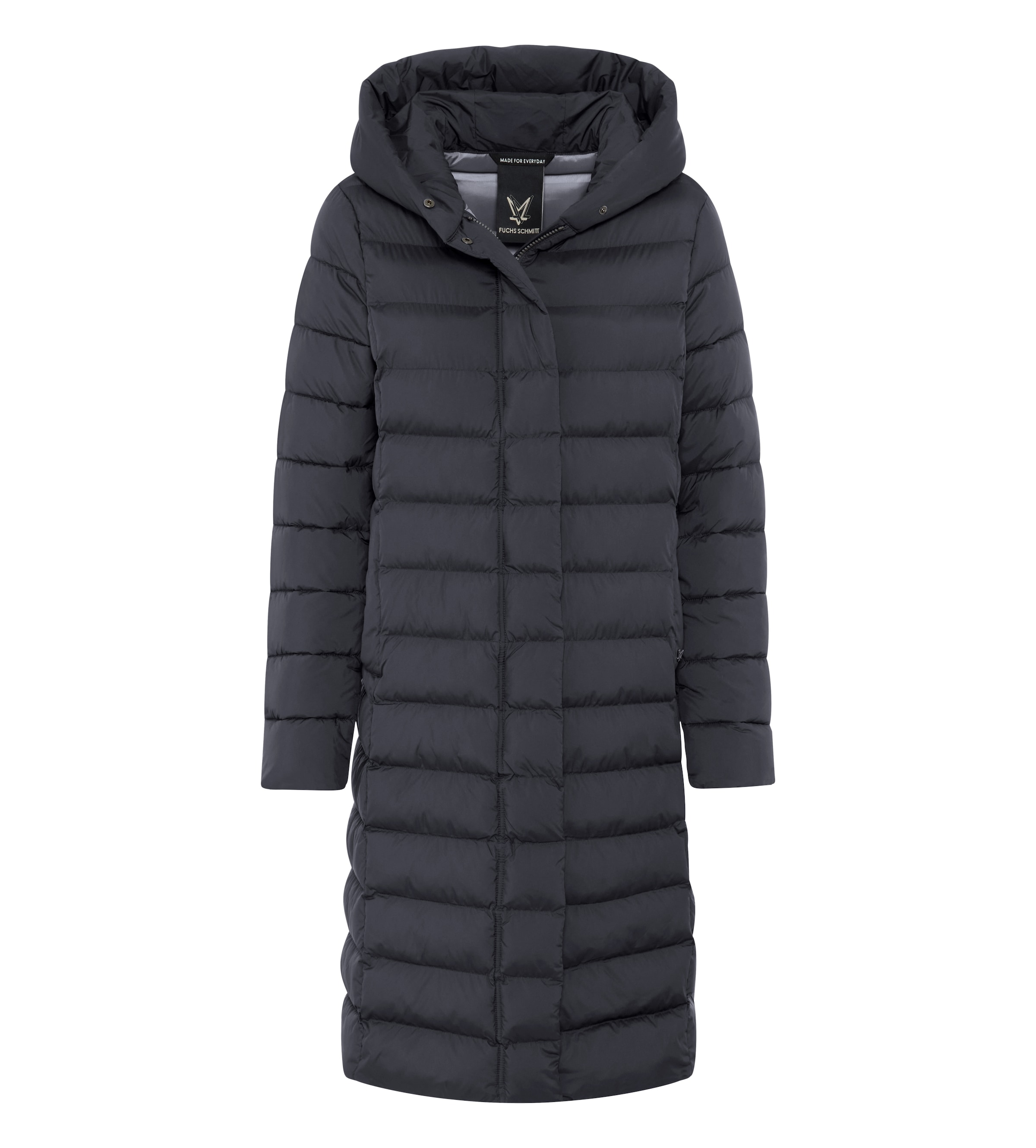 Fuchs Schmitt Manteau matelassé Regular Fit, verdeckter Reissverschluss mit Druckknöpfen