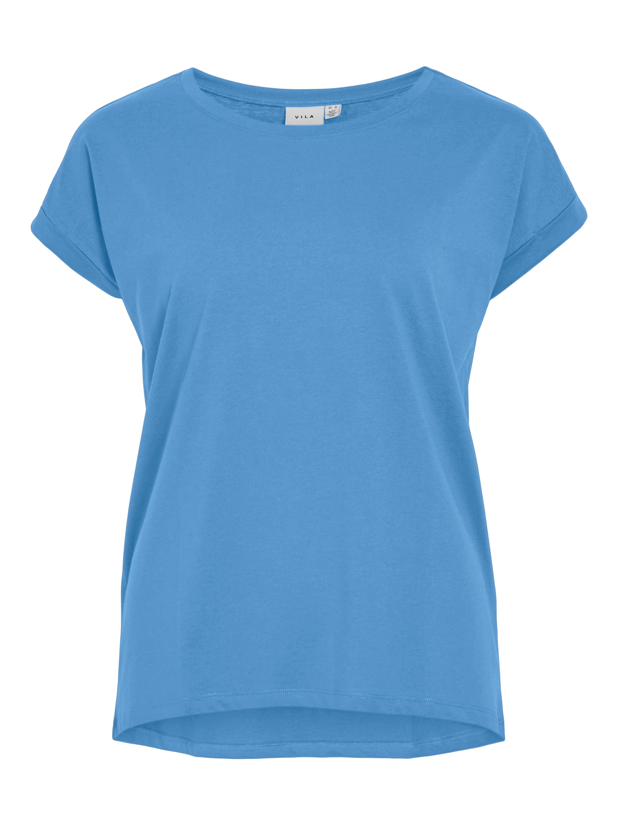 Vila Shirt à col rond »VIDREAMERS NEW PURE T-SHIRT/SU-NOOS« Baumwollmischung, regular fit