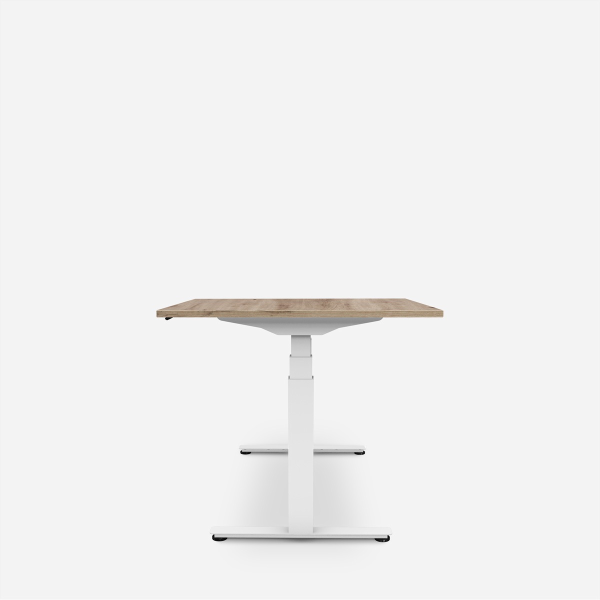  »WRK21 Schreibtisch Work 120 x 80 cm, Höhenverstellbar, Kendal Eiche / Weiss« ()