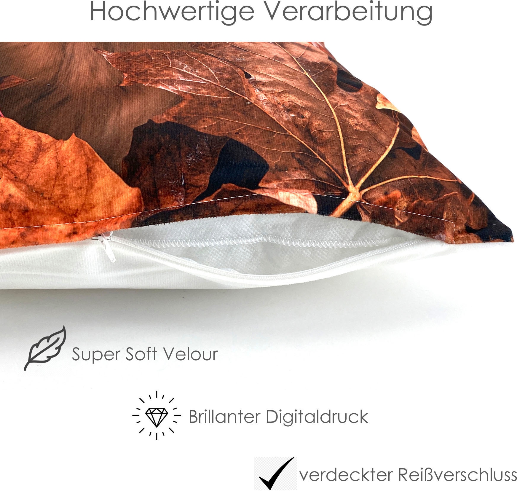 Weckbrodt Housse de coussin »Eule«