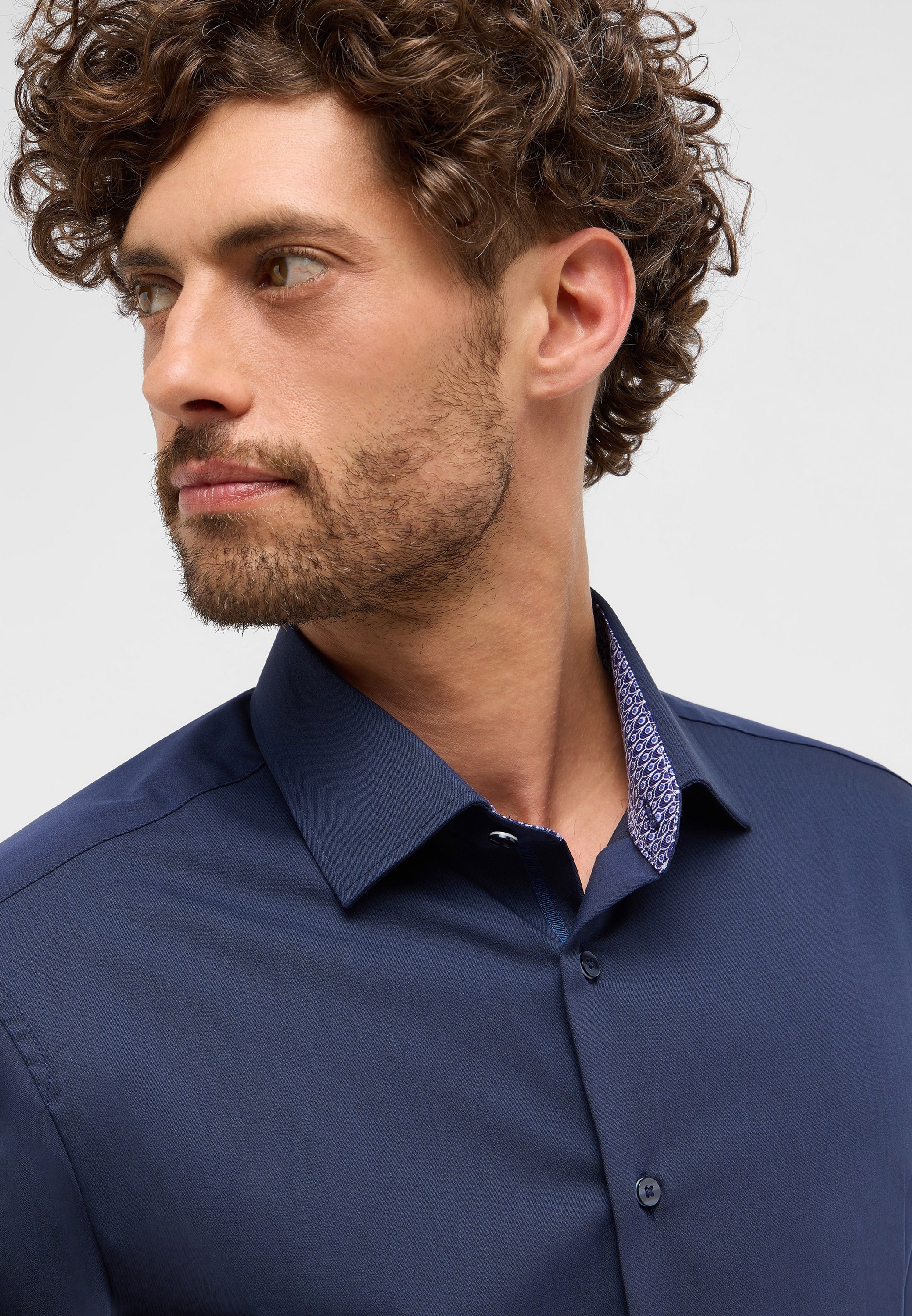Eterna Langarmhemd »SLIM FIT« NON IRON (bügelfrei)