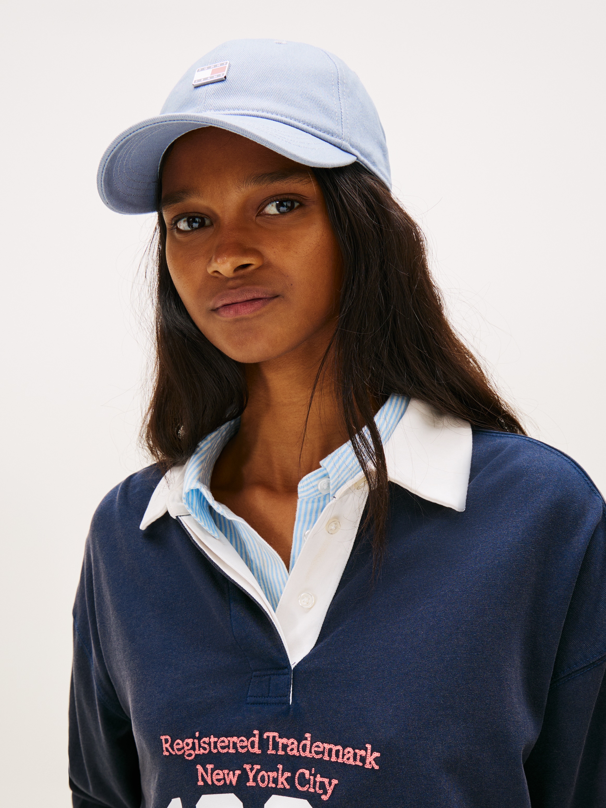 Tommy Jeans Baseball Cap »TJW HERITAGE PLAQUE« Regular fit mit festem Schirm