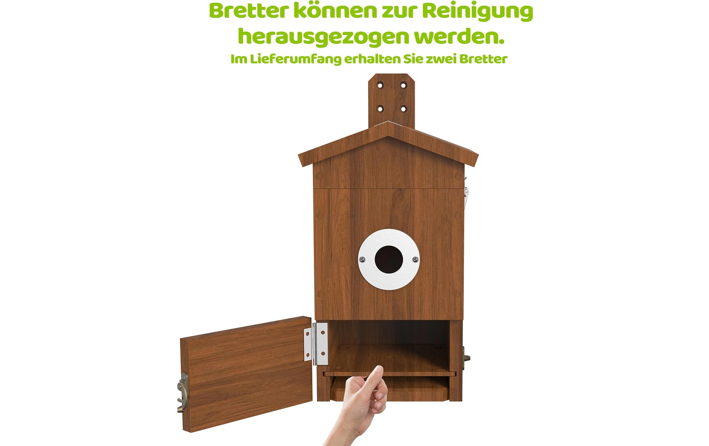   Nistkasten »Sanilu Vogel mit Kamera und Solarpanel«