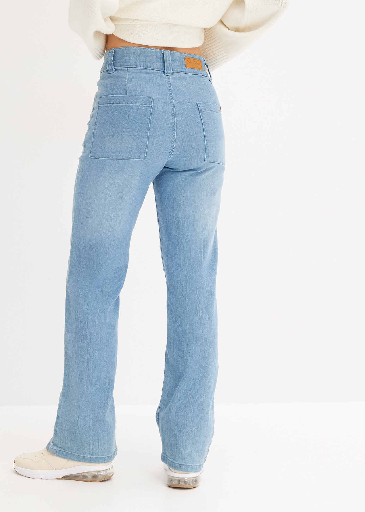bonprix Straight-Jeans »Straight-Jeans High Waist, Stretch« Straight-Jeans High Waist, Stretch