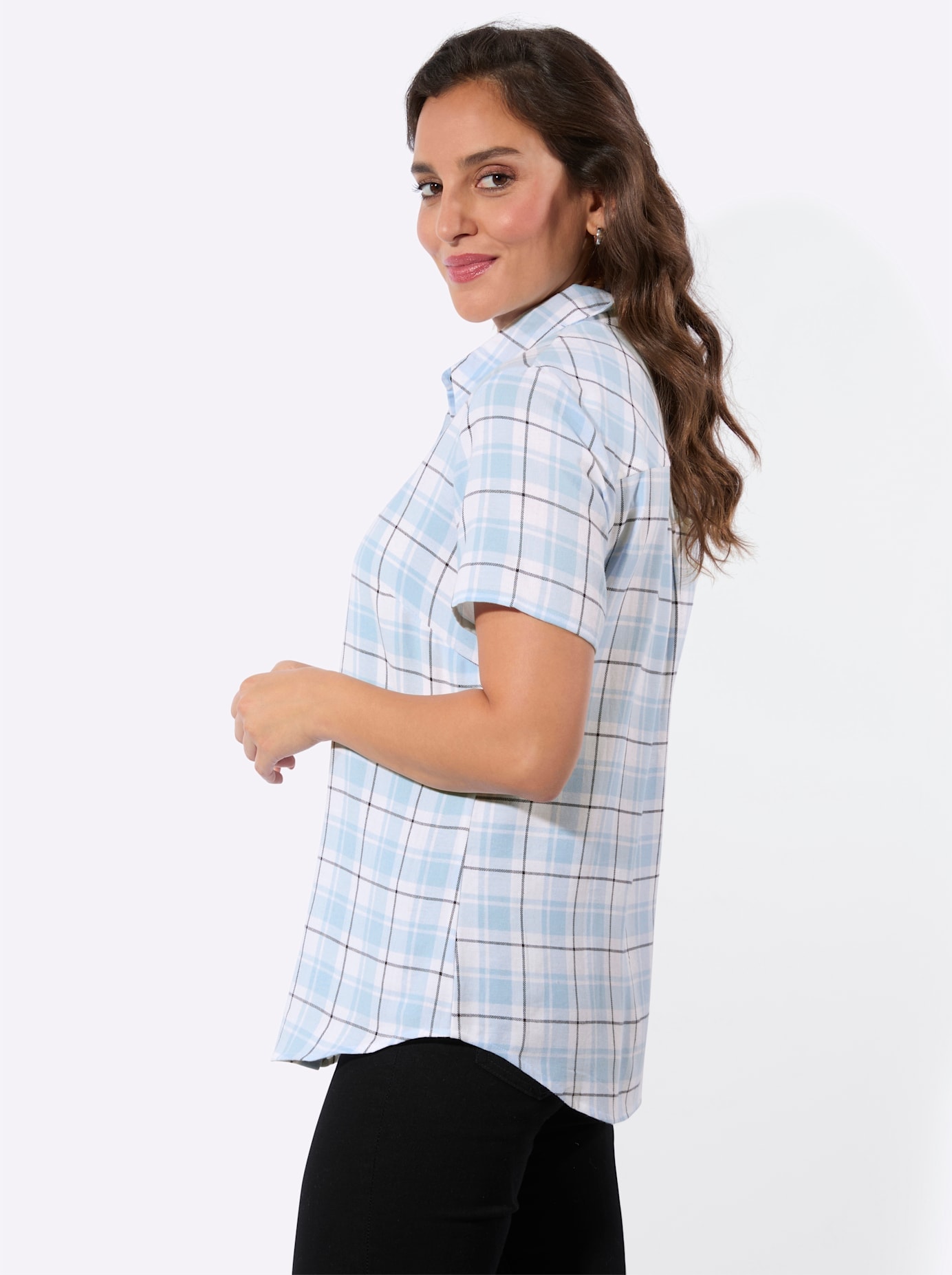 Casual Looks Blouse à carreaux