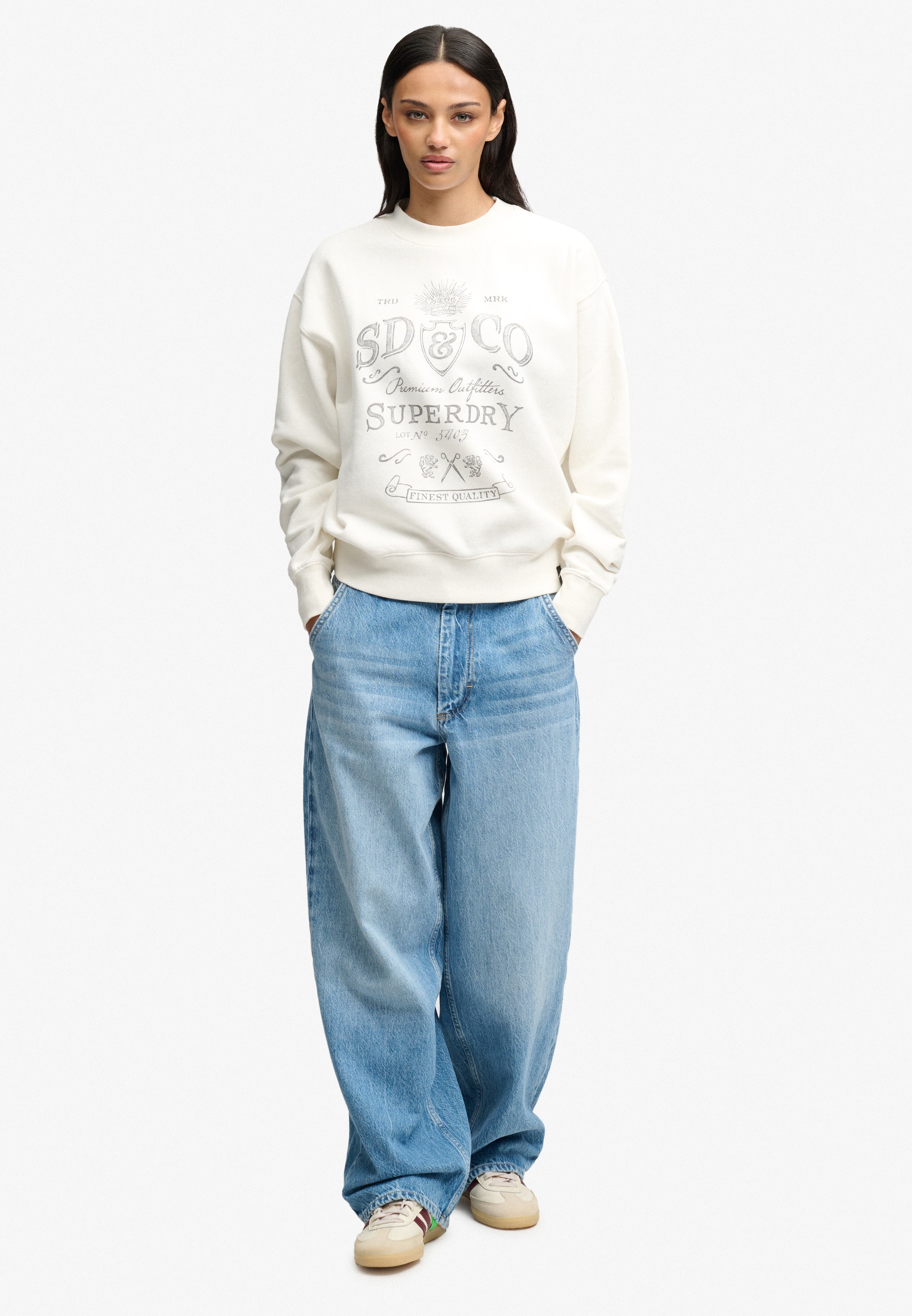 Superdry Sweat-shirt »VINTAGE WORKWEAR CREW«, Baumwollmischung, relaxed fit
