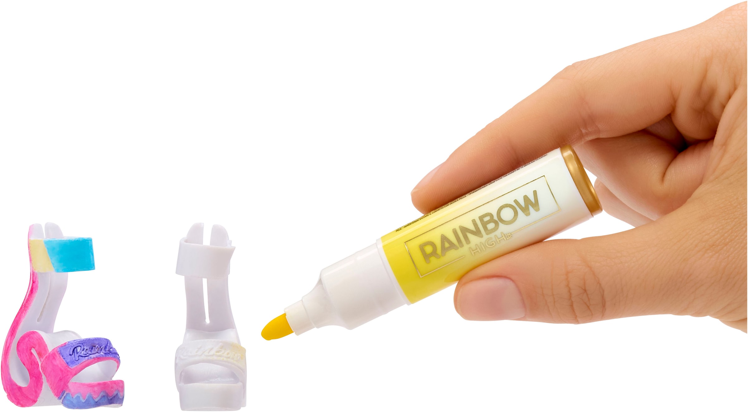 RAINBOW HIGH Anziehpuppe »Air Brush & Create Fashion Dolls -Green Eyes«