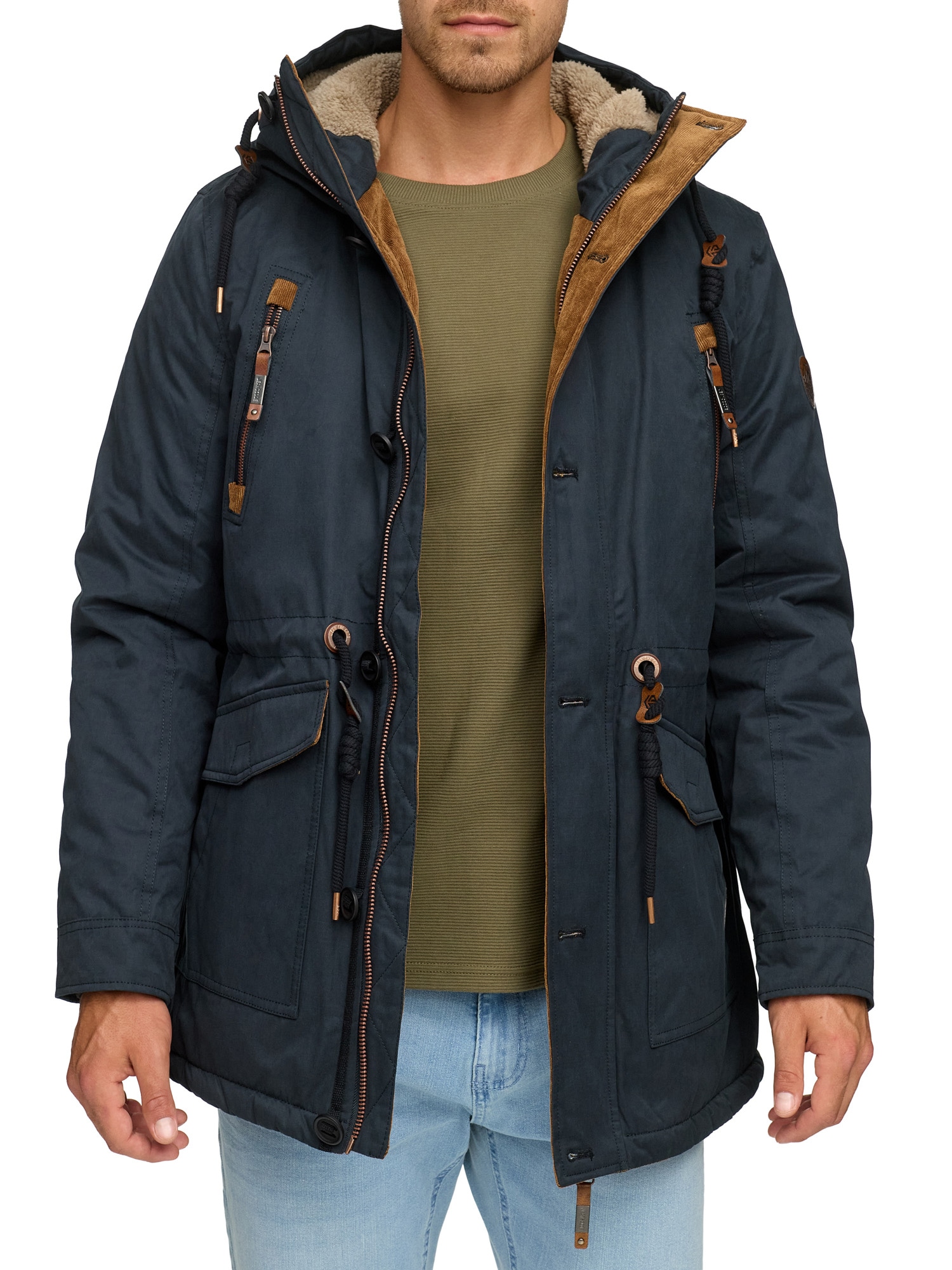 Indicode Parka »INGillespie« mit Kapuze