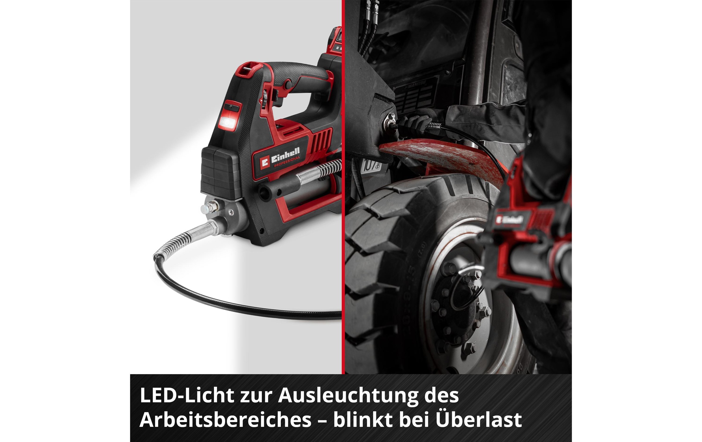 Einhell Akku-Kartuschenpistole »TP-GR 18/690 Li - Solo Akku-Fettpresse« ohne Akku und Ladegerät