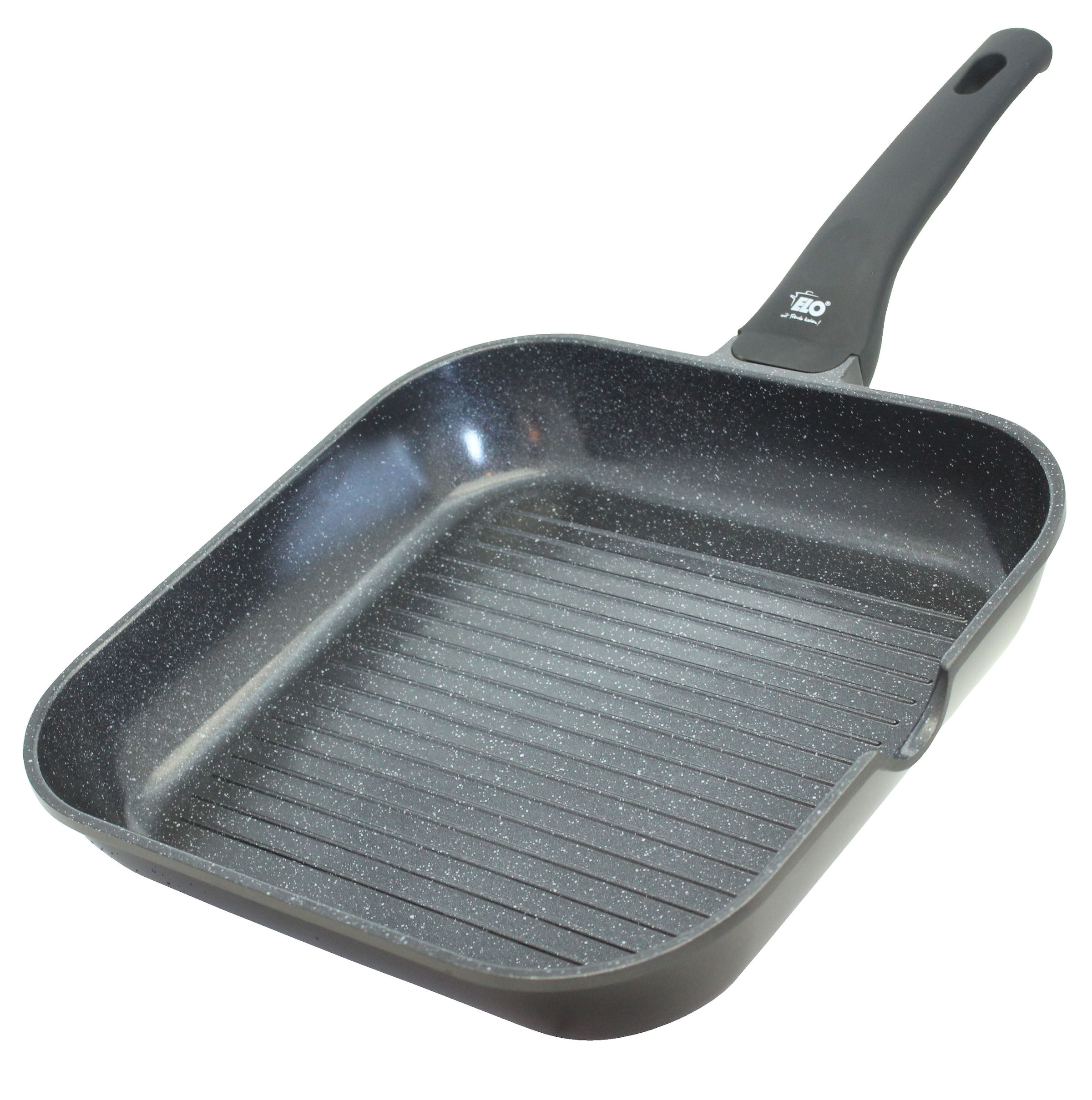 Elo Poêle à griller »Siloncast Grillpfanne 28 cm, mit grosser Grillfläche« Aluminiumguss 1 cuis tlg. antihaftbeschichtet, hitzeisolierender Stiel, für alle Herdarten
