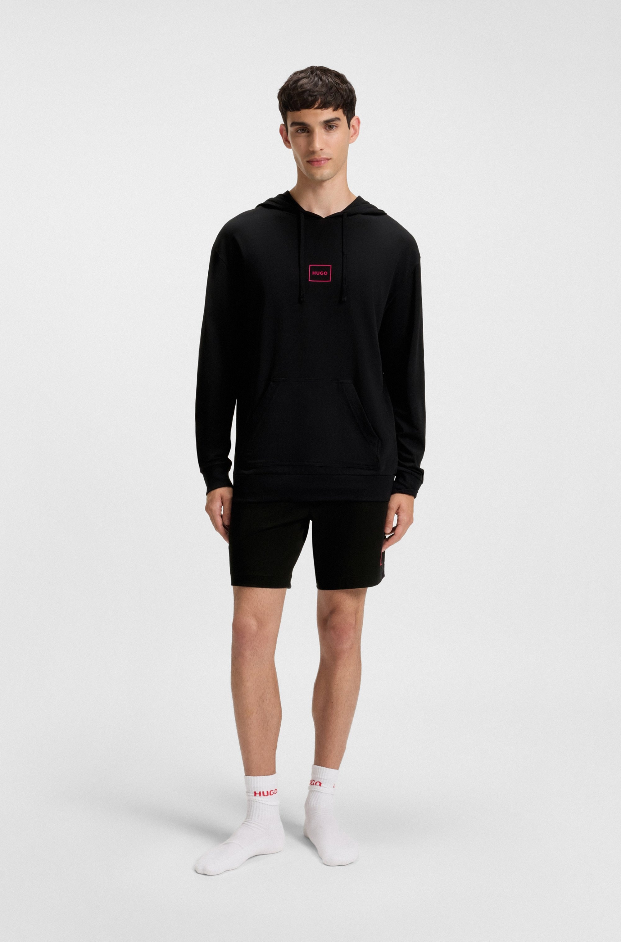 HUGO Underwear Sweat à capuche , mit Markenlabel
