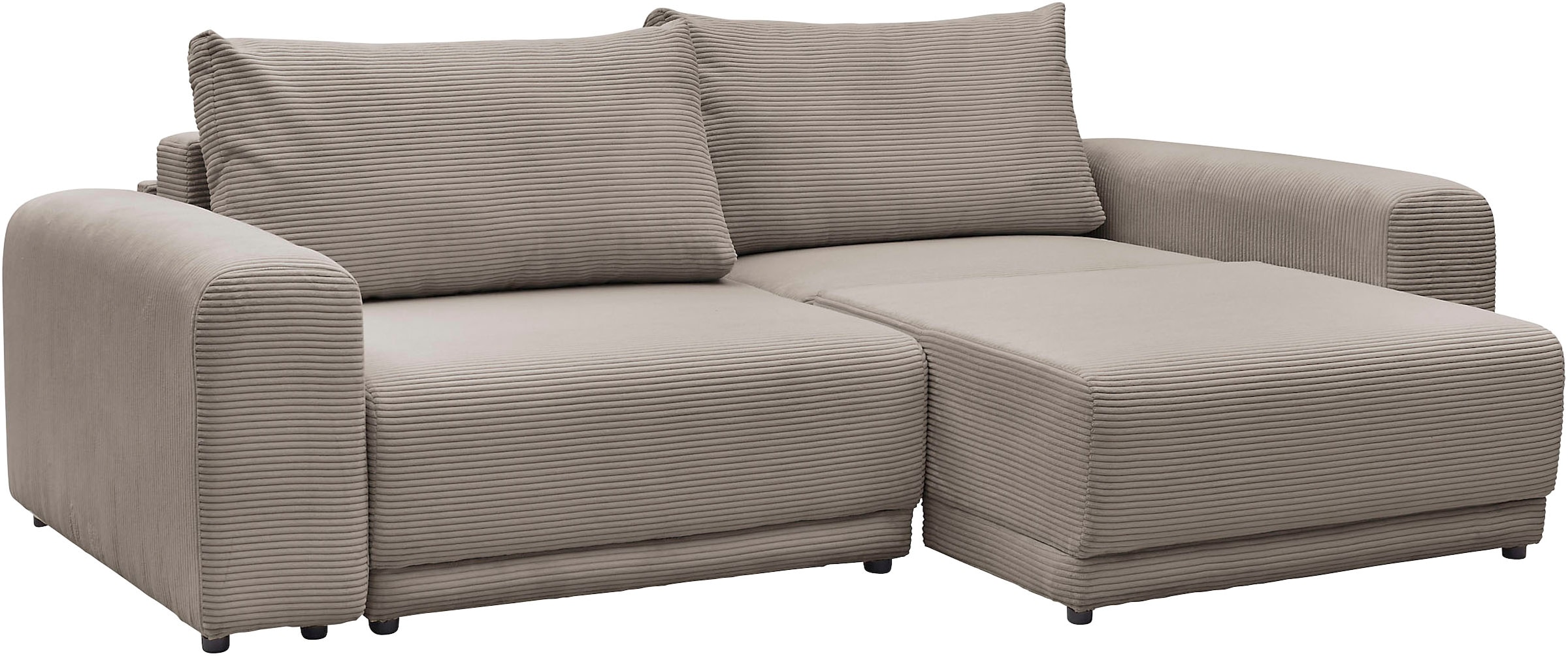 GOODproduct Schlafsofa »PHEELIX Cord, mit 3 Funktionen« Elemente einzeln oder gleichzeitig ausziehbar, bequemer Sitzkomfort