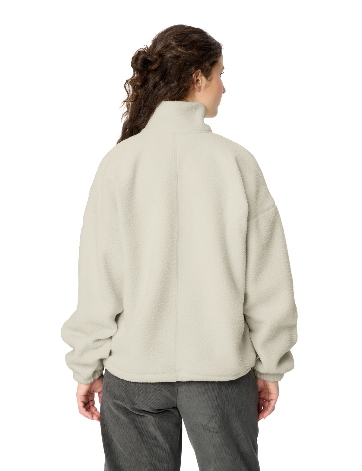 VAUDE Fleecepullover »WOMEN'S NAJUN HZ FLEECE«, sportlicher Schnitt, für Wandern, mit Bundverstellung am Saum
