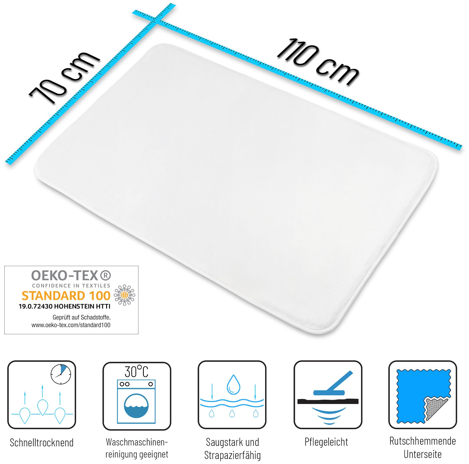 Sanilo Set d'accessoires de salle de bain »Blooming«