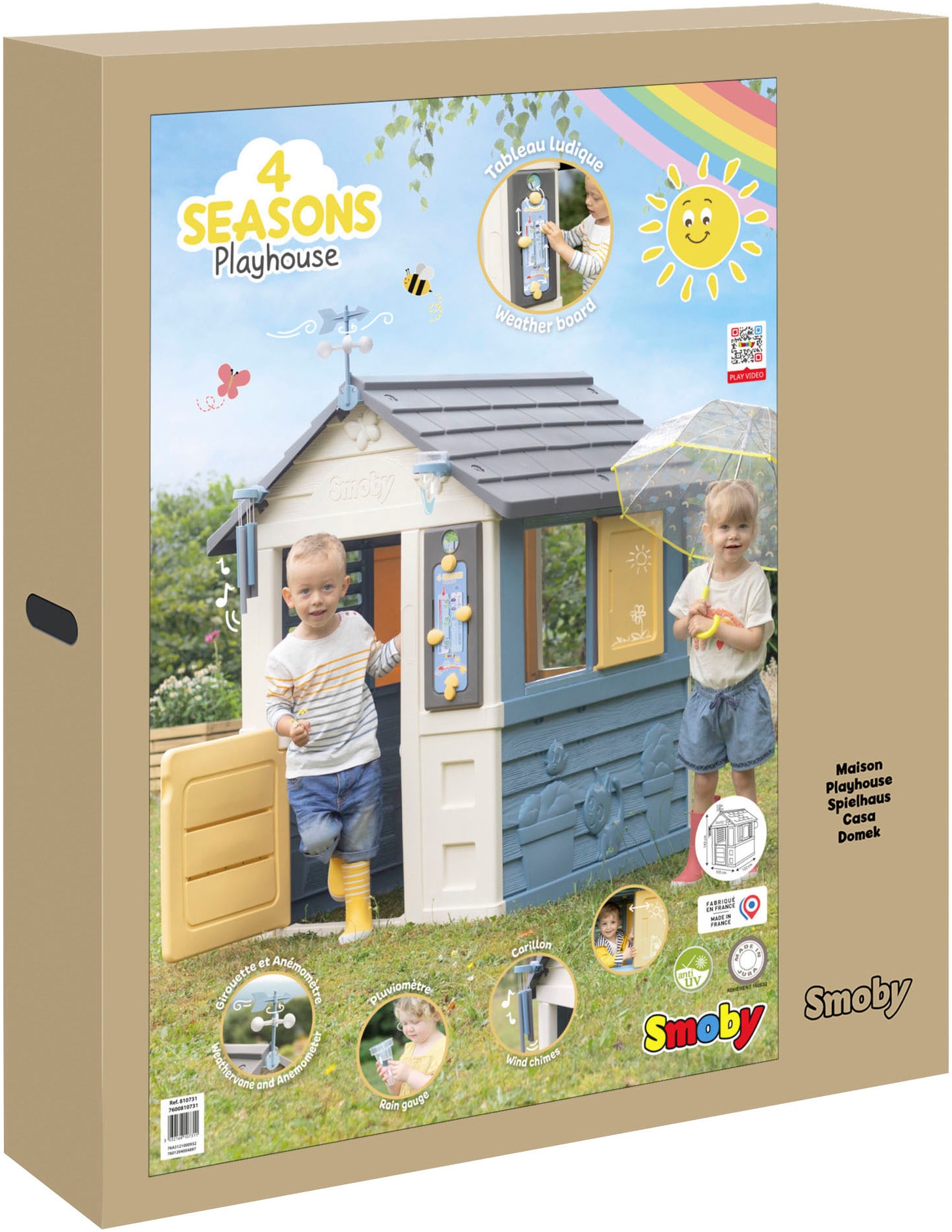Smoby Spielhaus »4-Seasons« Made in Europe
