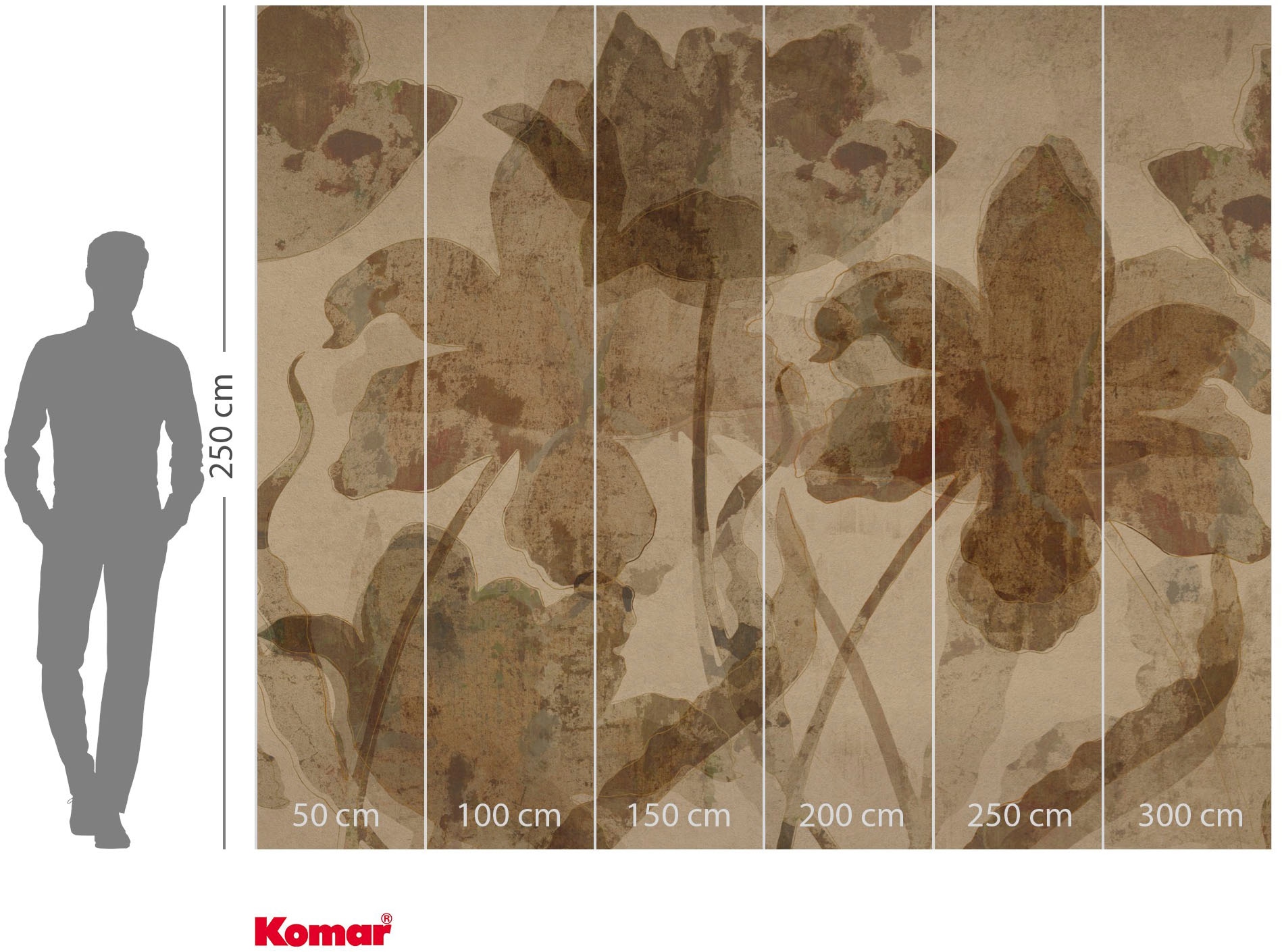 Komar Papier peint photo »Vlies Fototapete - Petal Whispers - Grösse 300 x 250 cm« imprimé