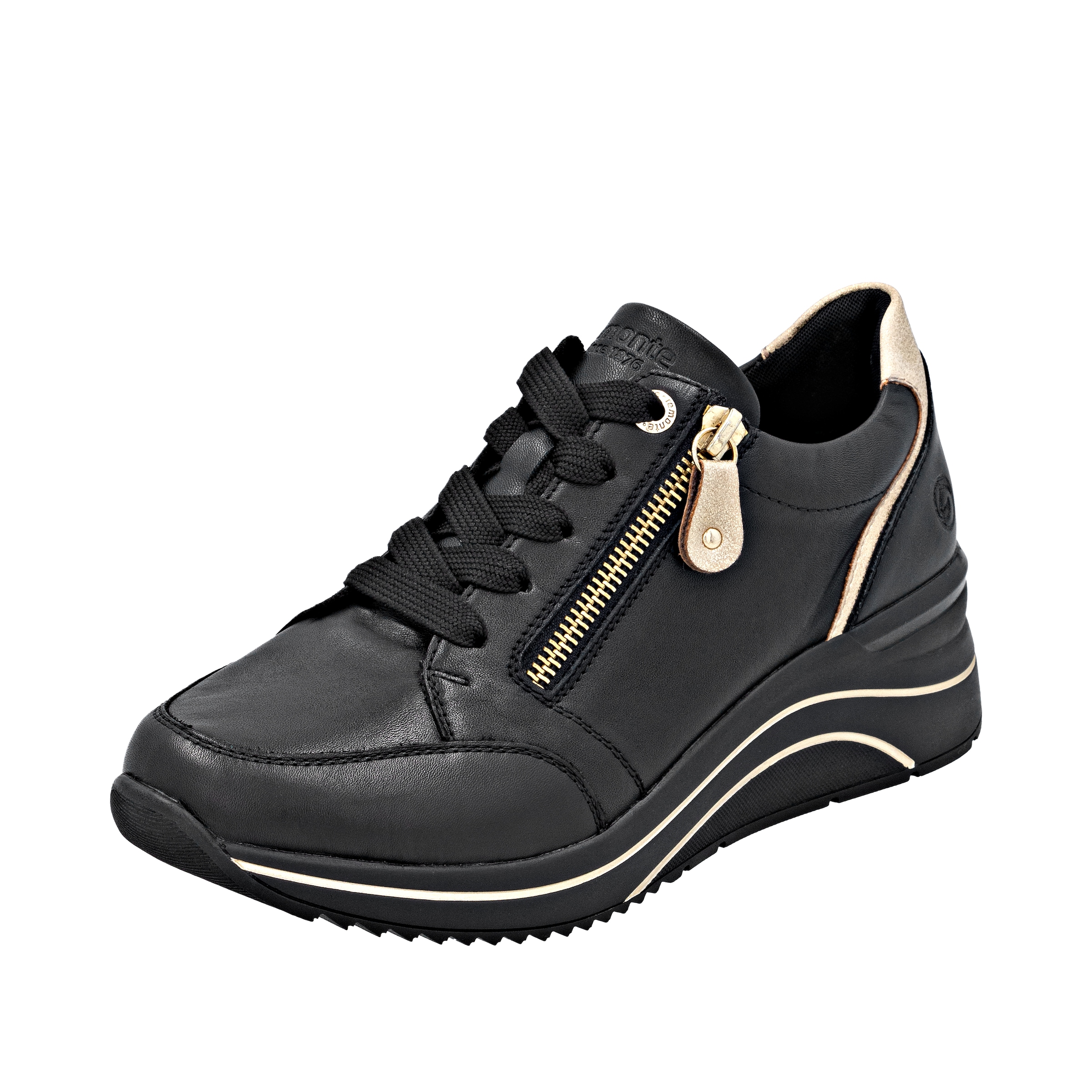 Remonte Baskets compensées  , chaussure de loisirs, chaussure basse, chaussure à lacets avec membrane Rieker TEX