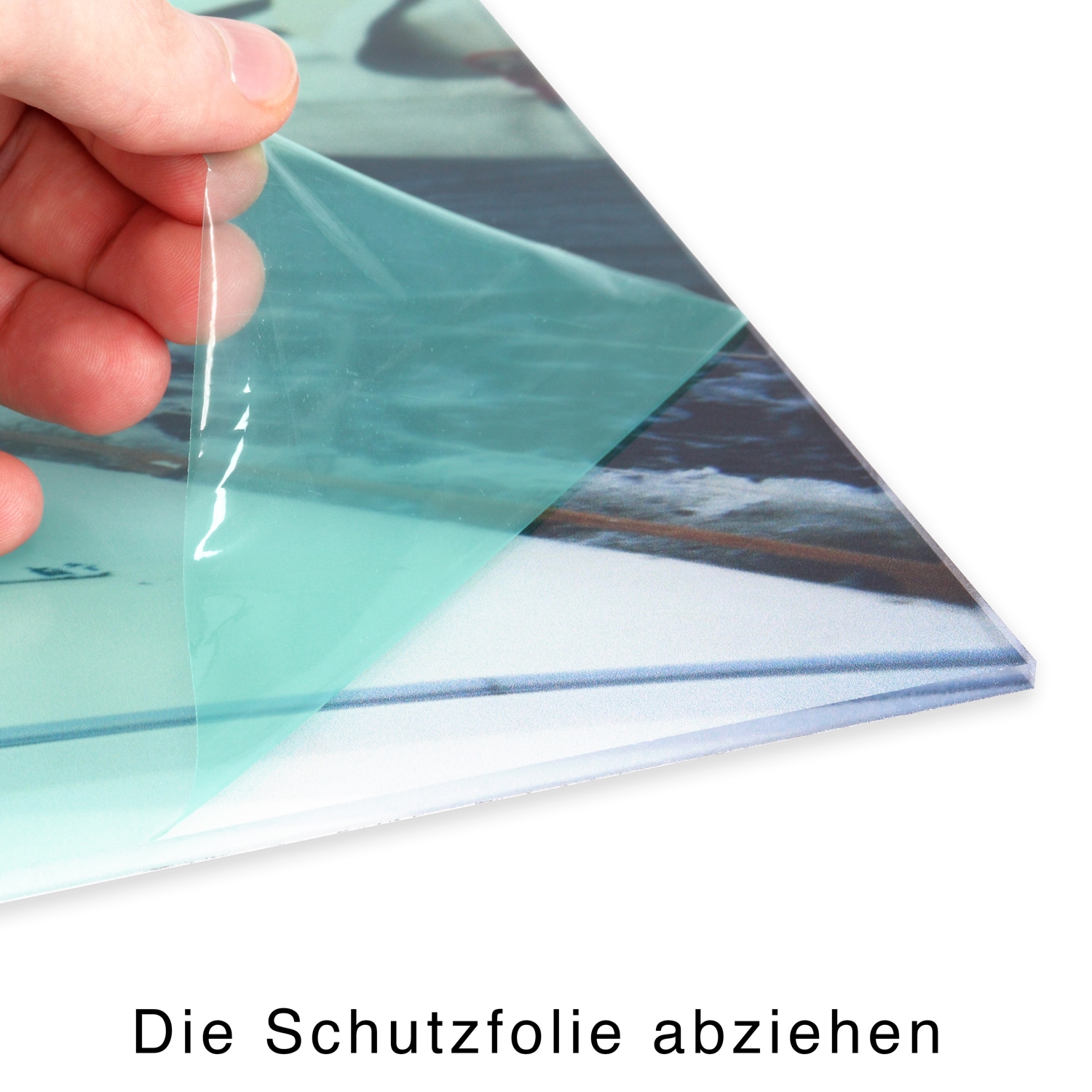 queence Acrylglasbild »Mosaik in Türkis« Abstrakt | Abstrakte | Formen | Gemälde | Kunst 1 Stk. tlg. Fine Art-Print in Galeriequalität