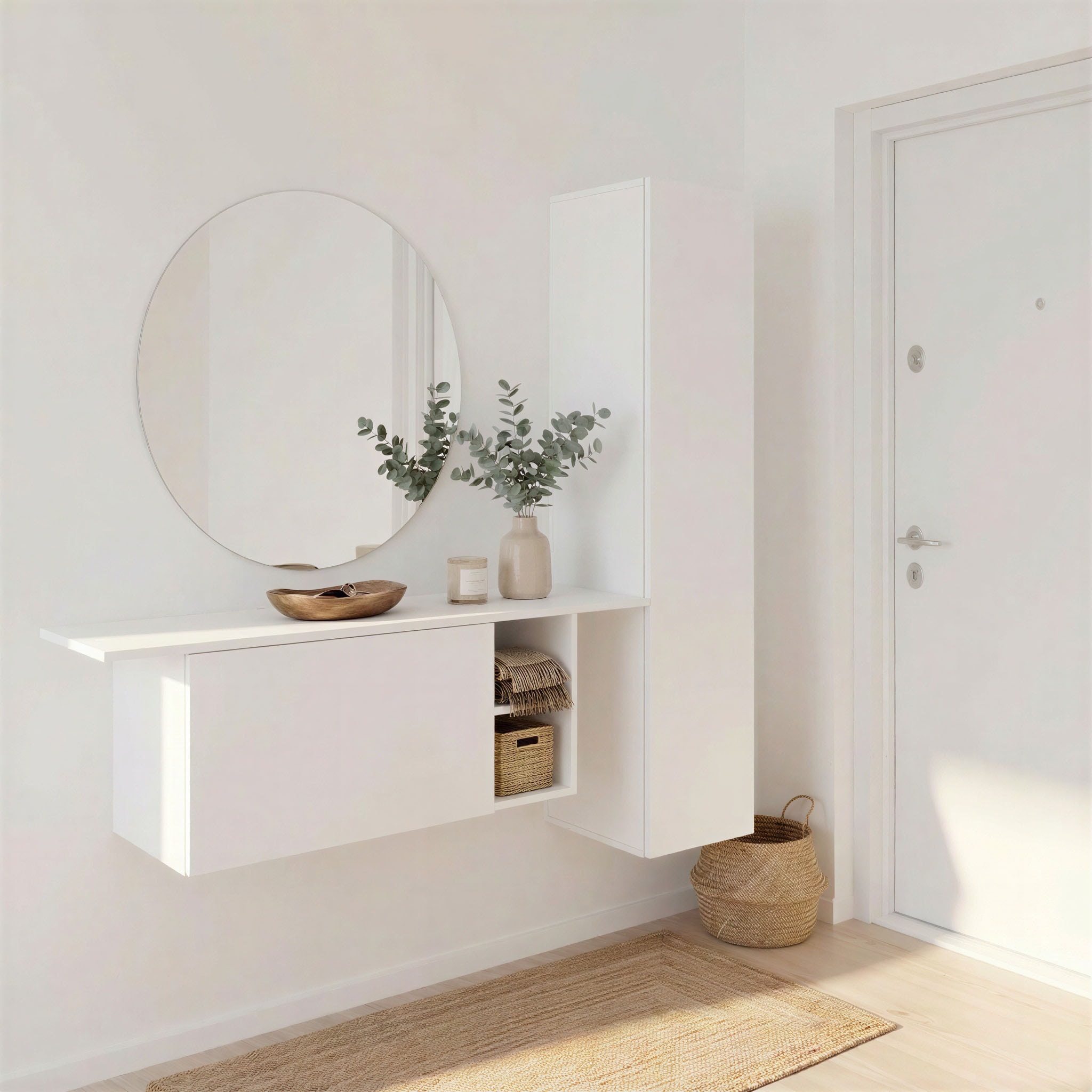 borchardt Möbel Ensemble de vestiaires »Toledo, moderne Garderobe mit Spiegel, Schminktisch mit Regalfächern« Ensemble complet, 