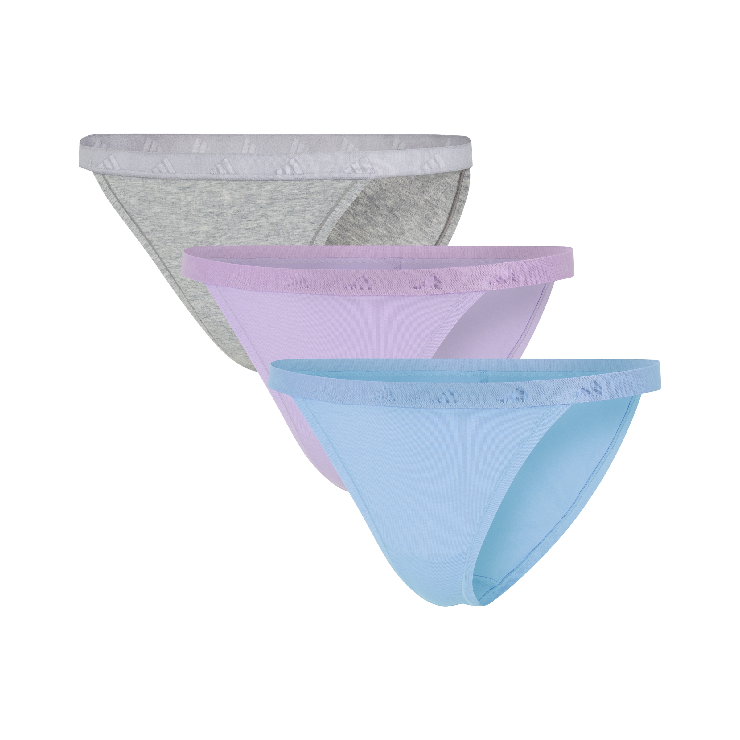 adidas Sportswear Slip de bikini »Active Essentials Cotton« 3er Pack,  bequem, weich, feuchtigkeitsregulierend, trocknet schnell, Baumwollmix