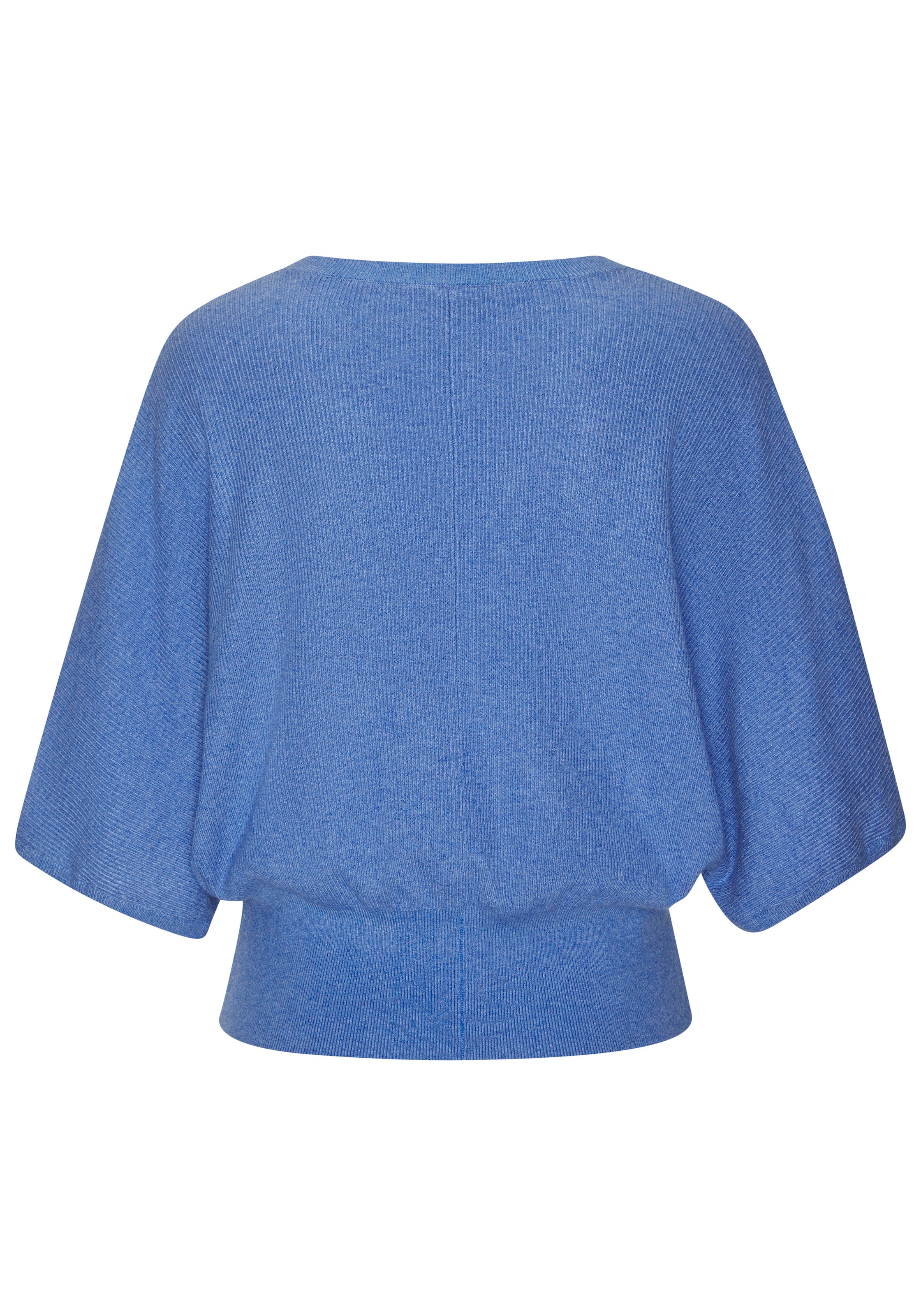 Copenhagen Studios Fledermausshirt aus hochwertiger, feiner Rippe, Loungewear