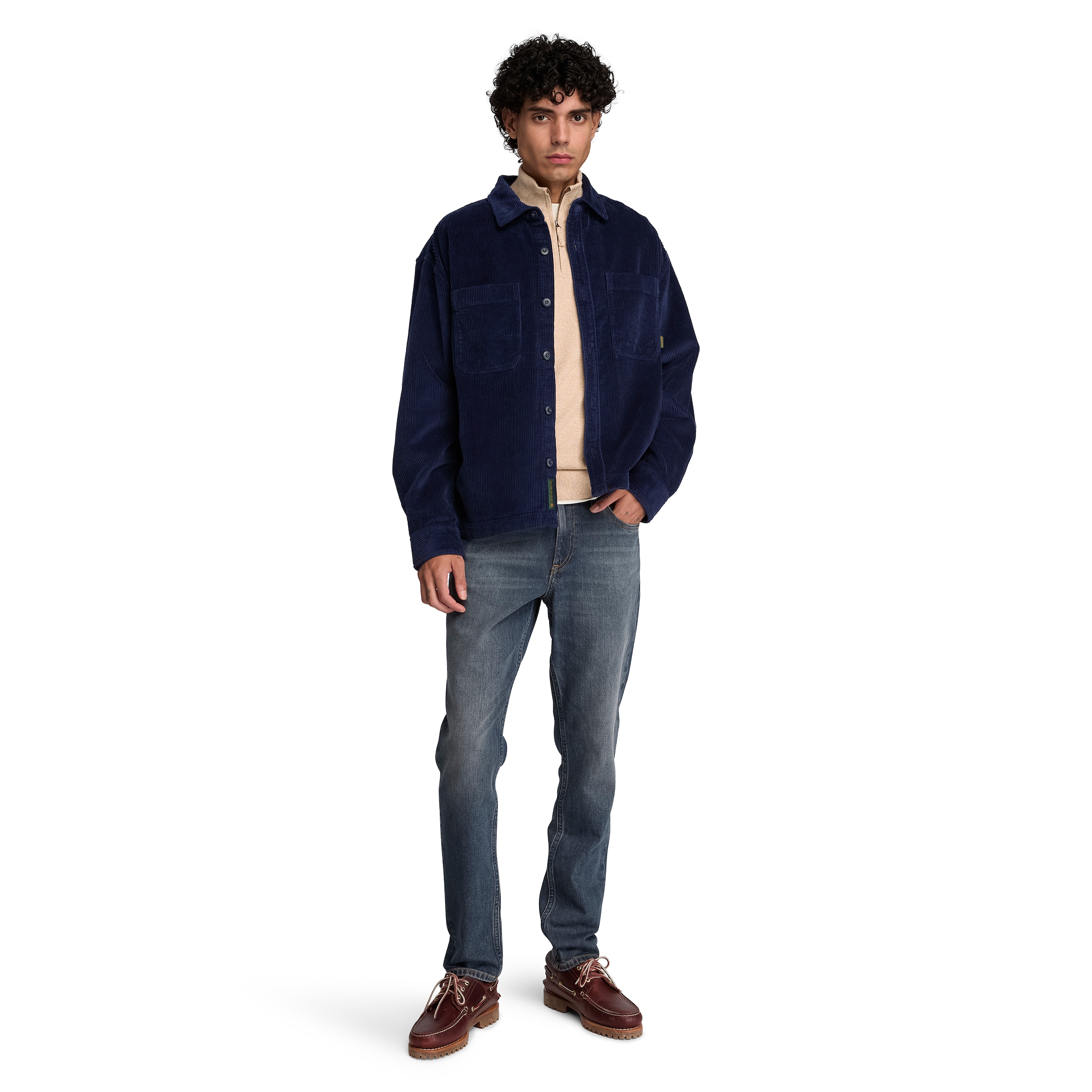 Timberland Sweatshirt »WILLIAMS RIVER - Cotton 1/4 Zip Swe«, mit 1/4-Zip-Verschluss, aus Baumwolle, auch in grossen Grössen
