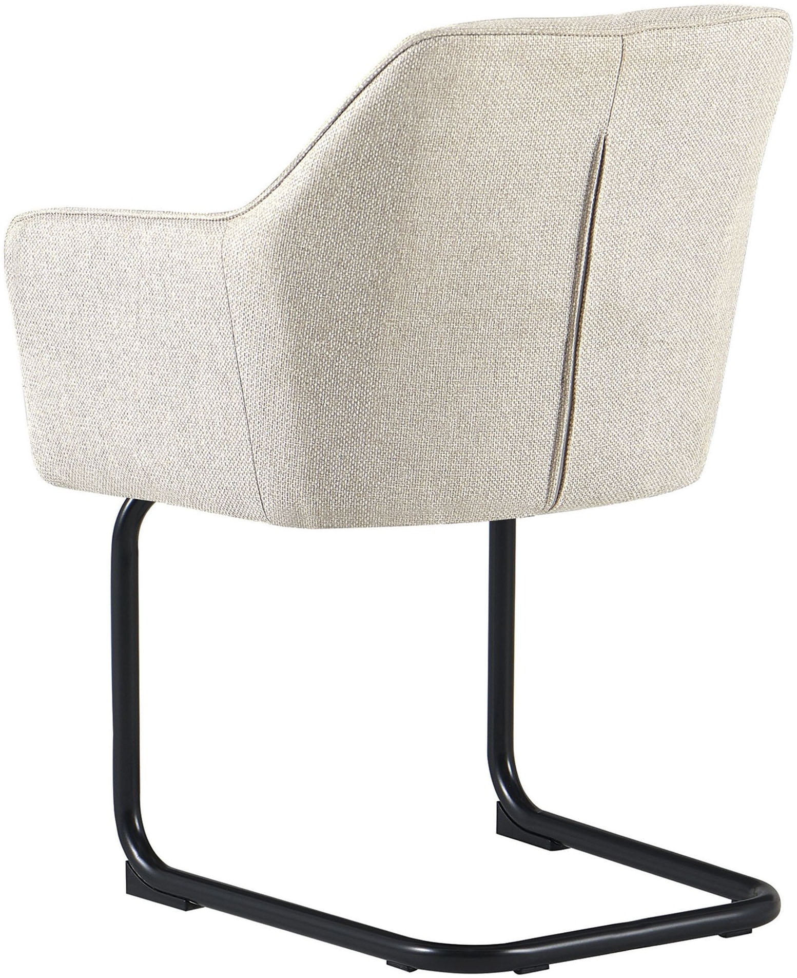 GOODproduct Chaise cantilever »Elba« (Set) 2 cuisgemütlicher Stuhl / Sessel, 180 Grad drehbar, Auto Return, Webstoff