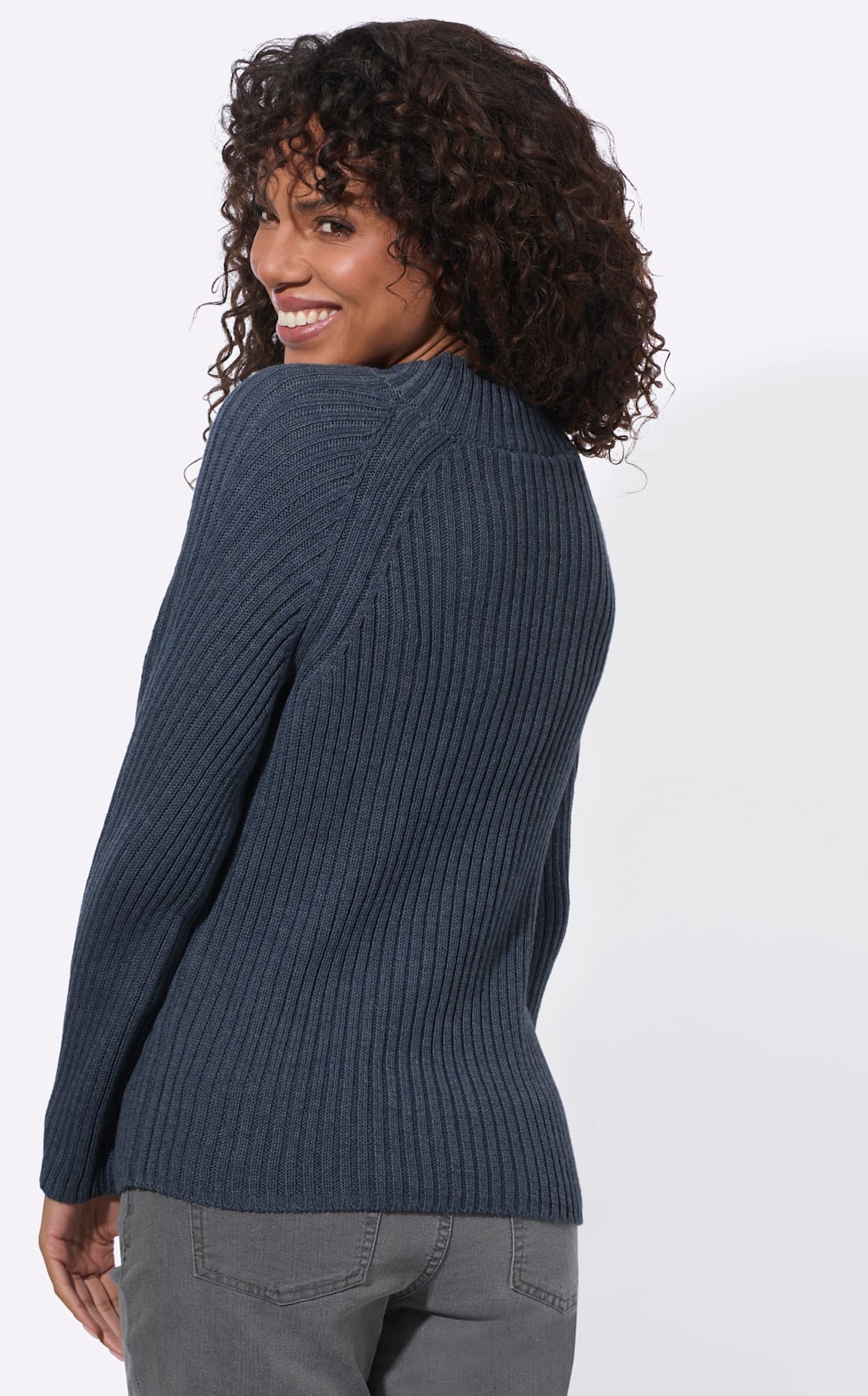 Casual Looks Pull à col montant »Stehkragen-Pullover«